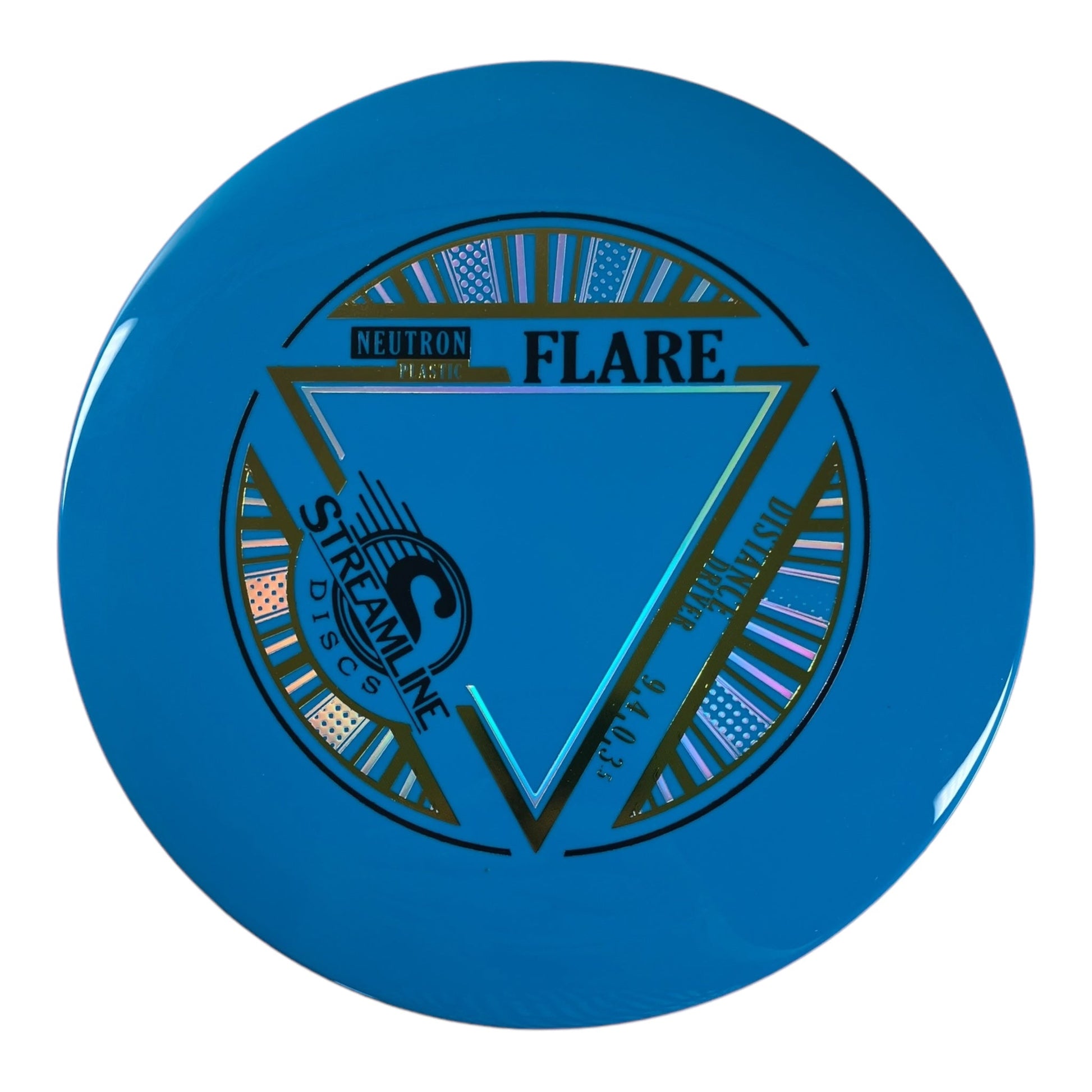 Streamline Discs Flare | Neutron | Blue/Gold 175g Disc Golf