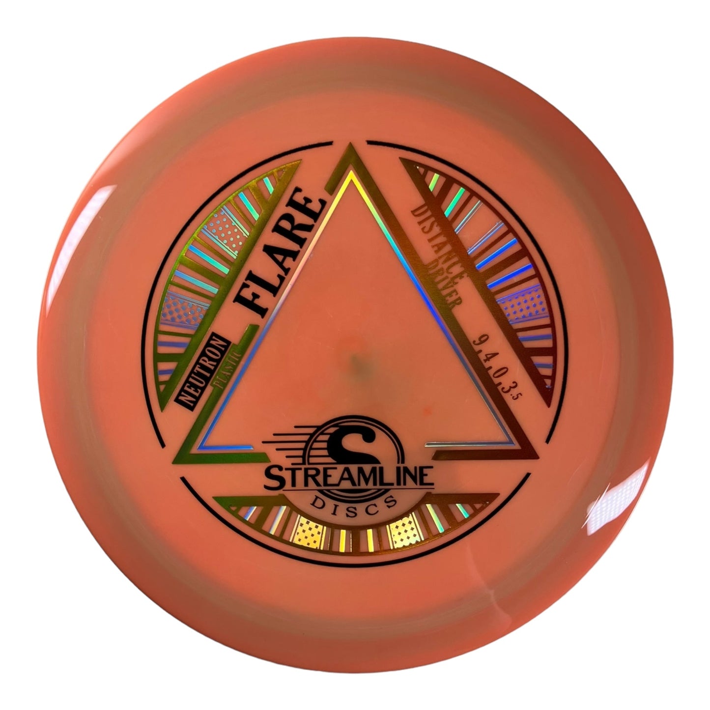 Streamline Discs Flare | Neutron | Orange/Gold 168g Disc Golf