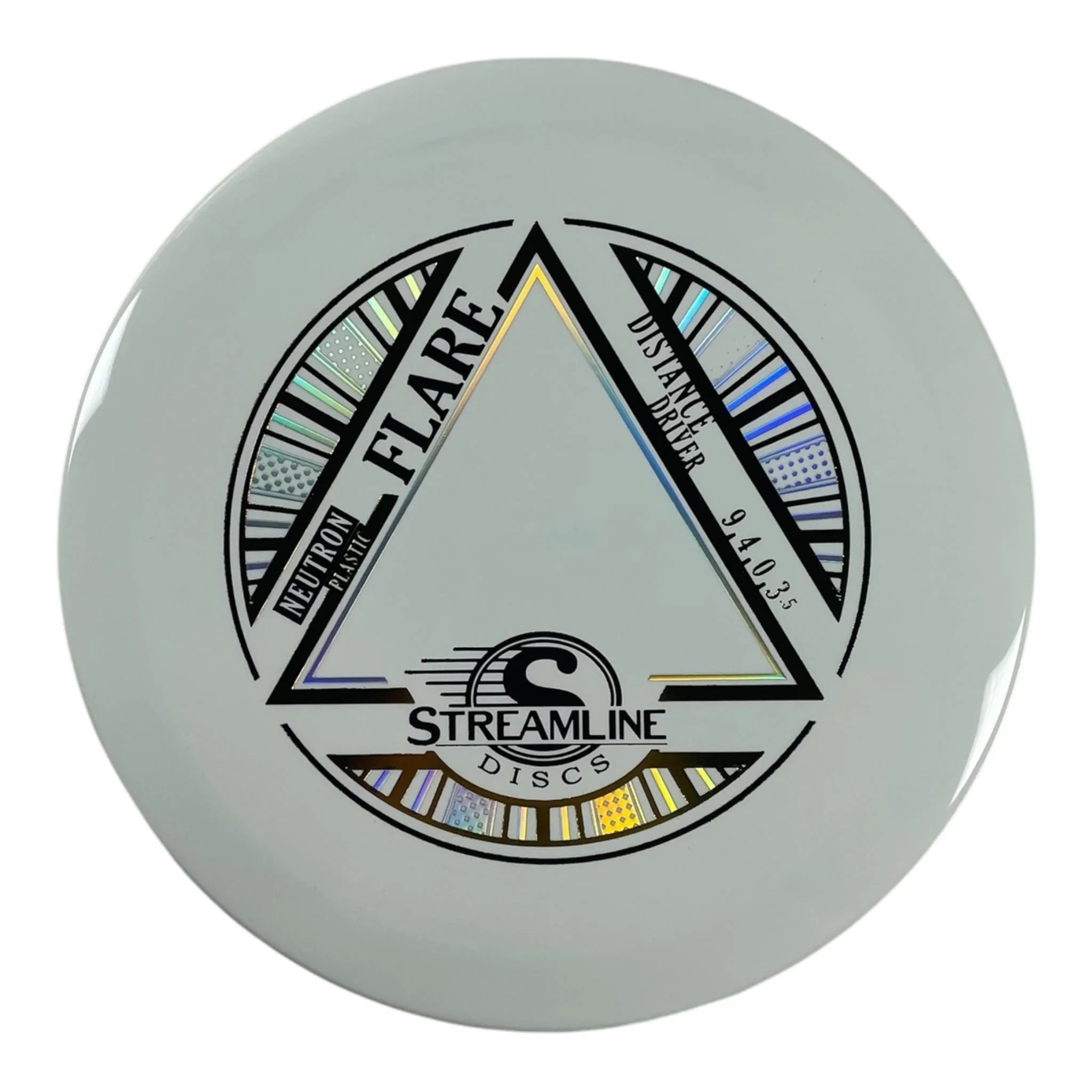 Streamline Discs Flare | Neutron | White/Gold 174g Disc Golf