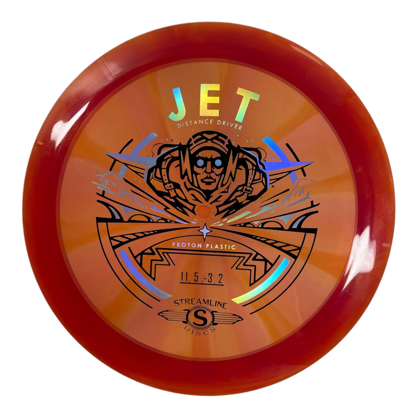 Streamline Discs Jet | Proton | Red/Holo 174g Disc Golf