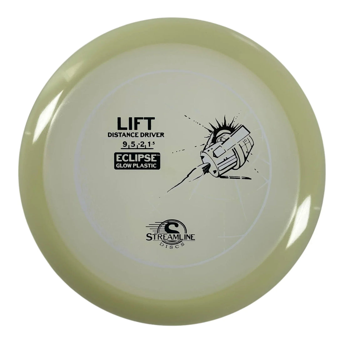 Streamline Discs Lift | Eclipse | Glow/Gold 173-174g Disc Golf