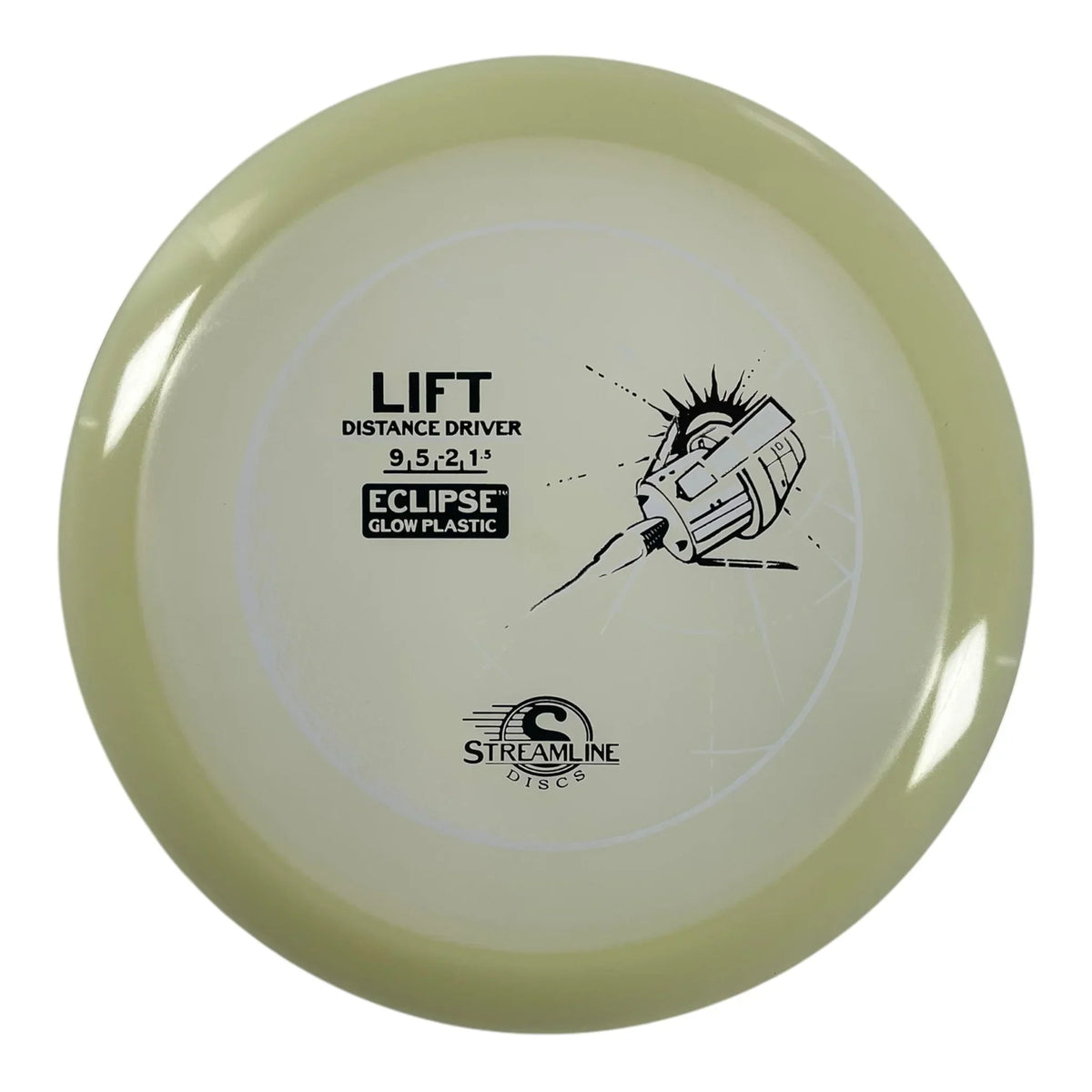 Streamline Discs Lift | Eclipse | Glow/Gold 173-174g Disc Golf