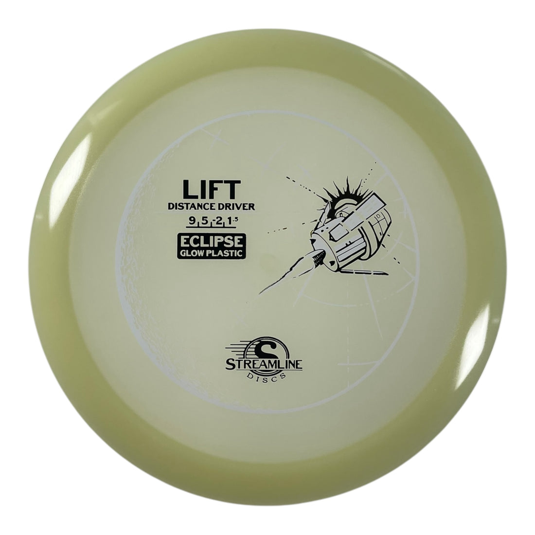 Streamline Discs Lift | Eclipse | Glow/Yellow 173-174g Disc Golf