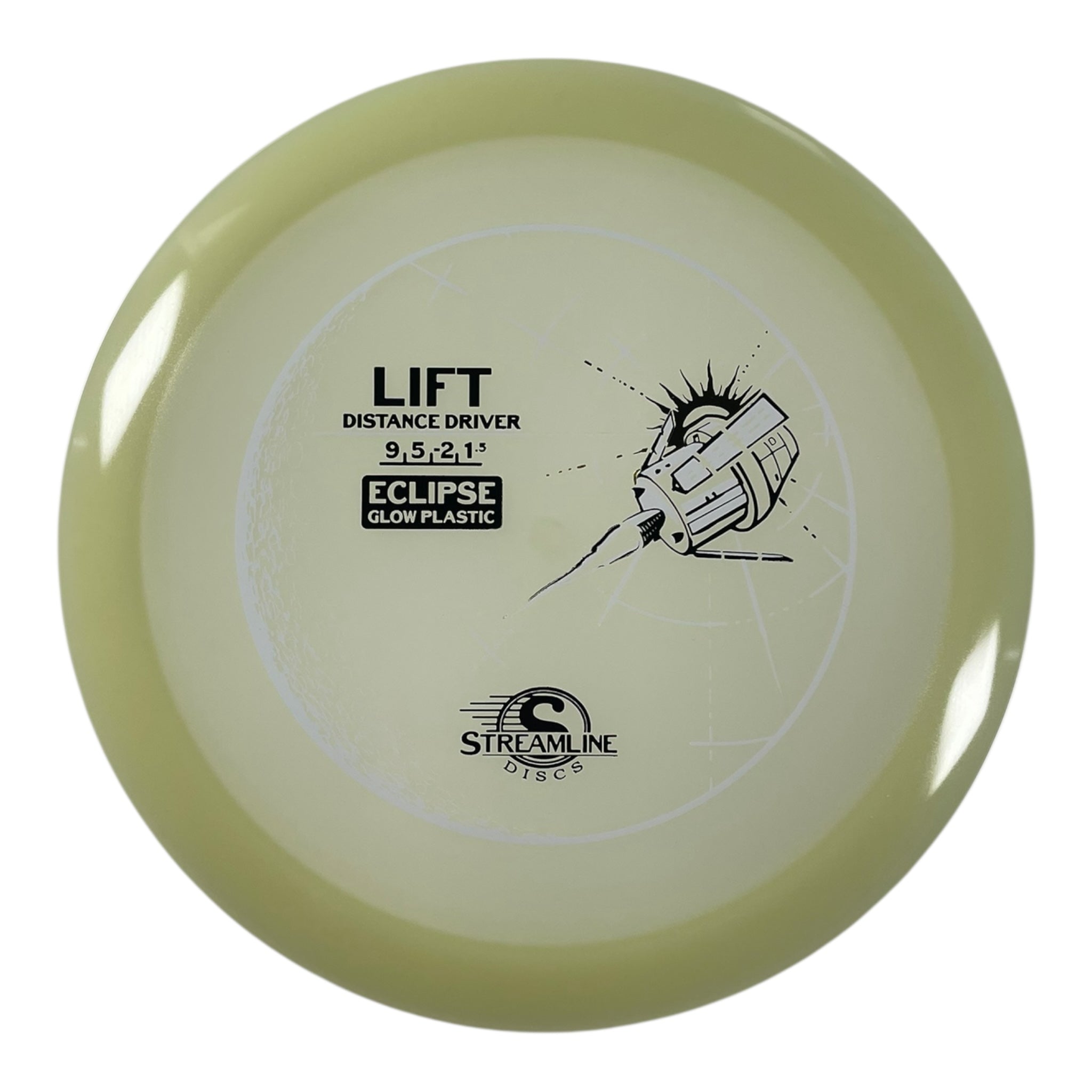 Streamline Discs Lift | Eclipse | Glow/Yellow 173-174g Disc Golf