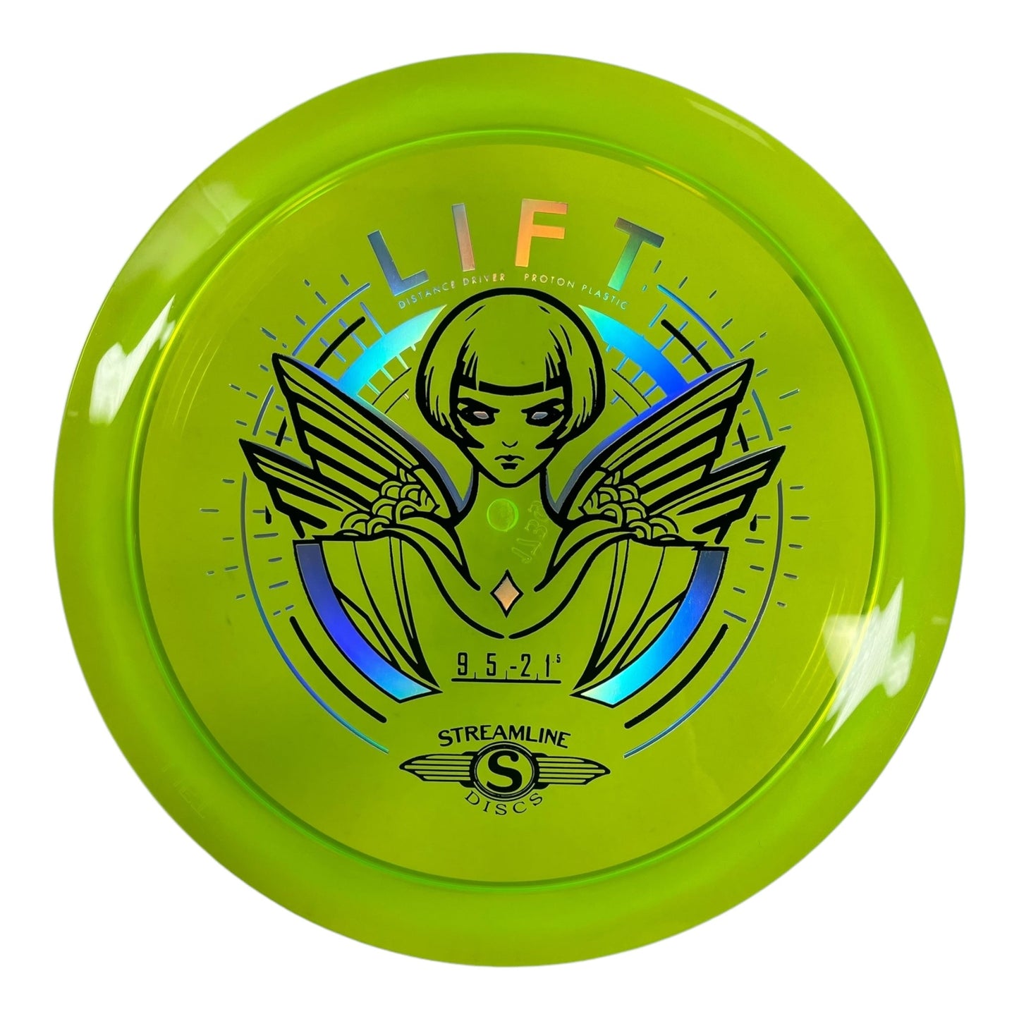 Streamline Discs Lift | Proton | Green/Holo 173g Disc Golf