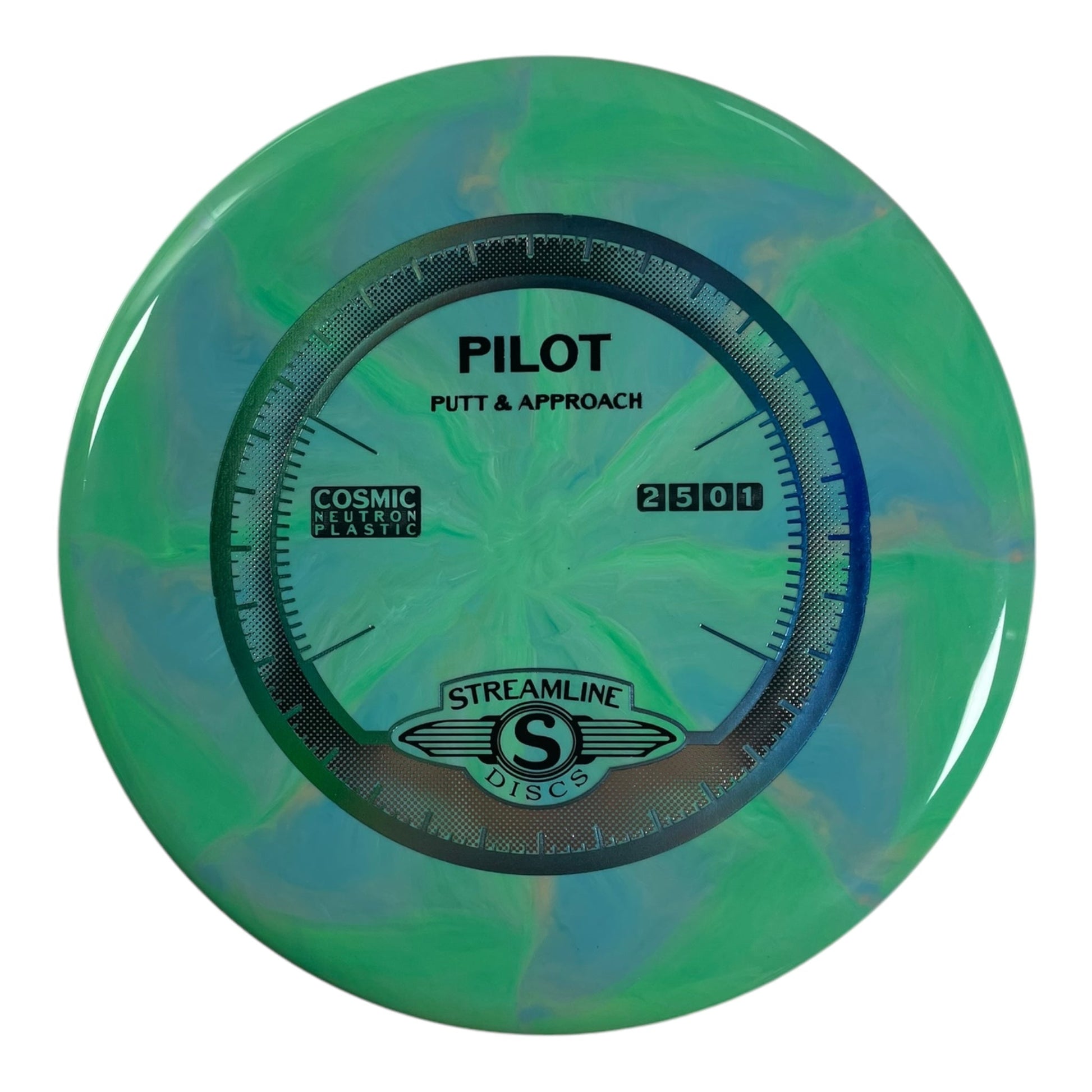 Streamline Discs Pilot | Cosmic Neutron | Green/Blue 173g Disc Golf