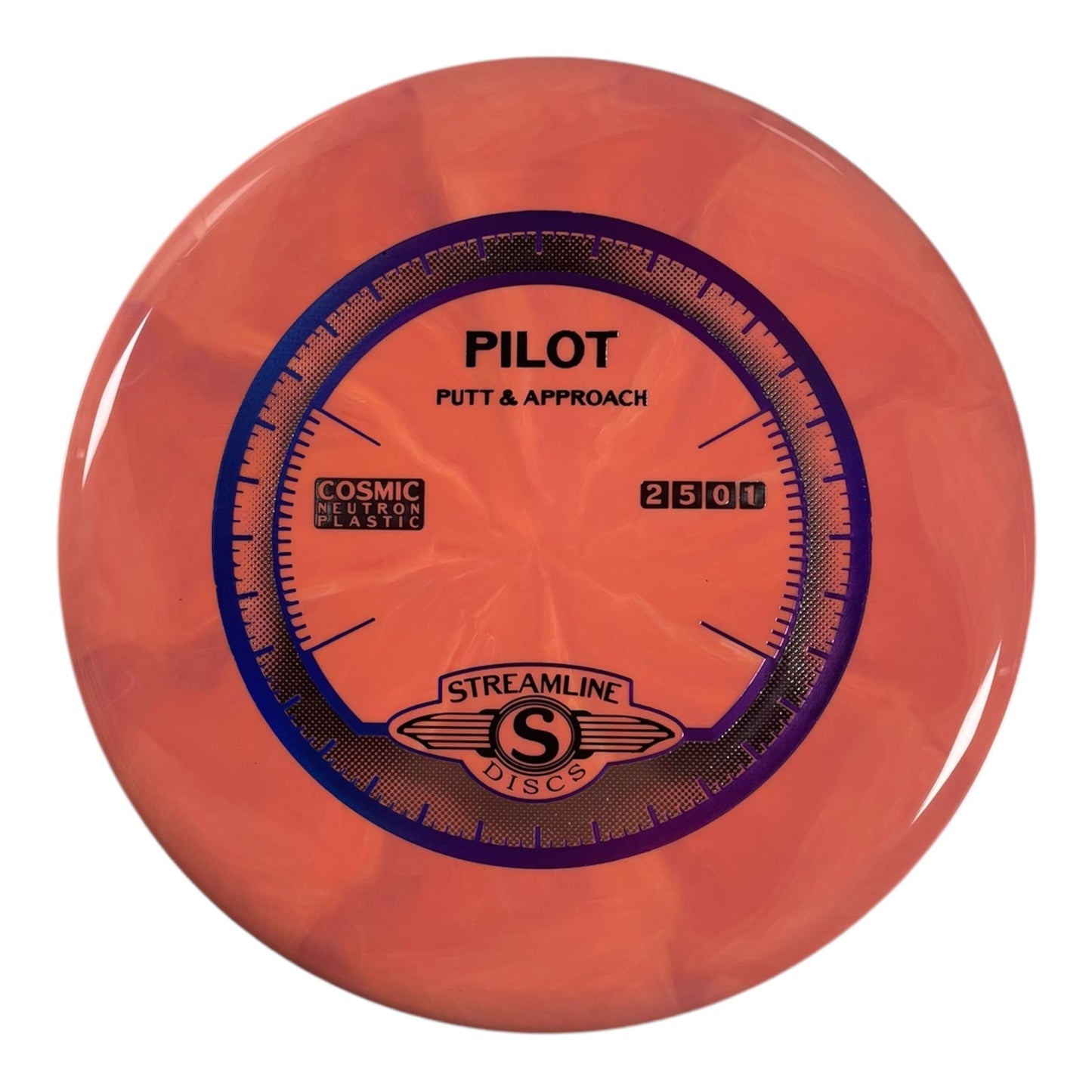 Streamline Discs Pilot | Cosmic Neutron | Orange/Blue 174g Disc Golf