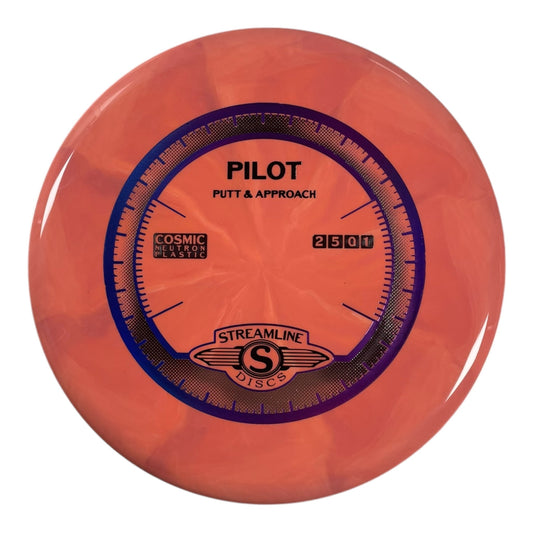 Streamline Discs Pilot | Cosmic Neutron | Orange/Blue 174g Disc Golf