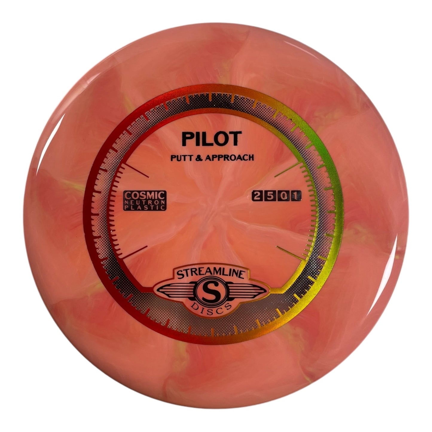 Streamline Discs Pilot | Cosmic Neutron | Orange/Red 173g Disc Golf