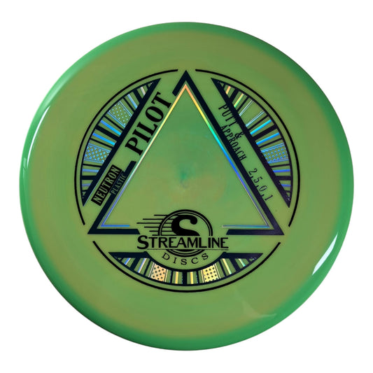 Streamline Discs Pilot | Neutron | Green/Blue 172g Disc Golf