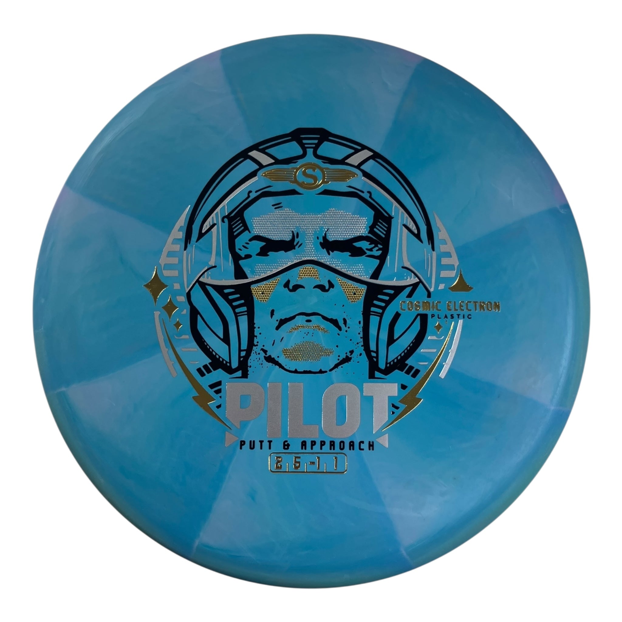 Streamline Discs Pilot | Cosmic Electron | Blue/Gold 172g Disc Golf