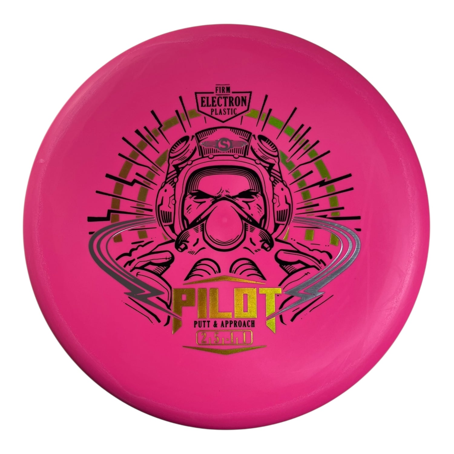 Streamline Discs Pilot | Firm Electron | Pink/Gold 174g Disc Golf