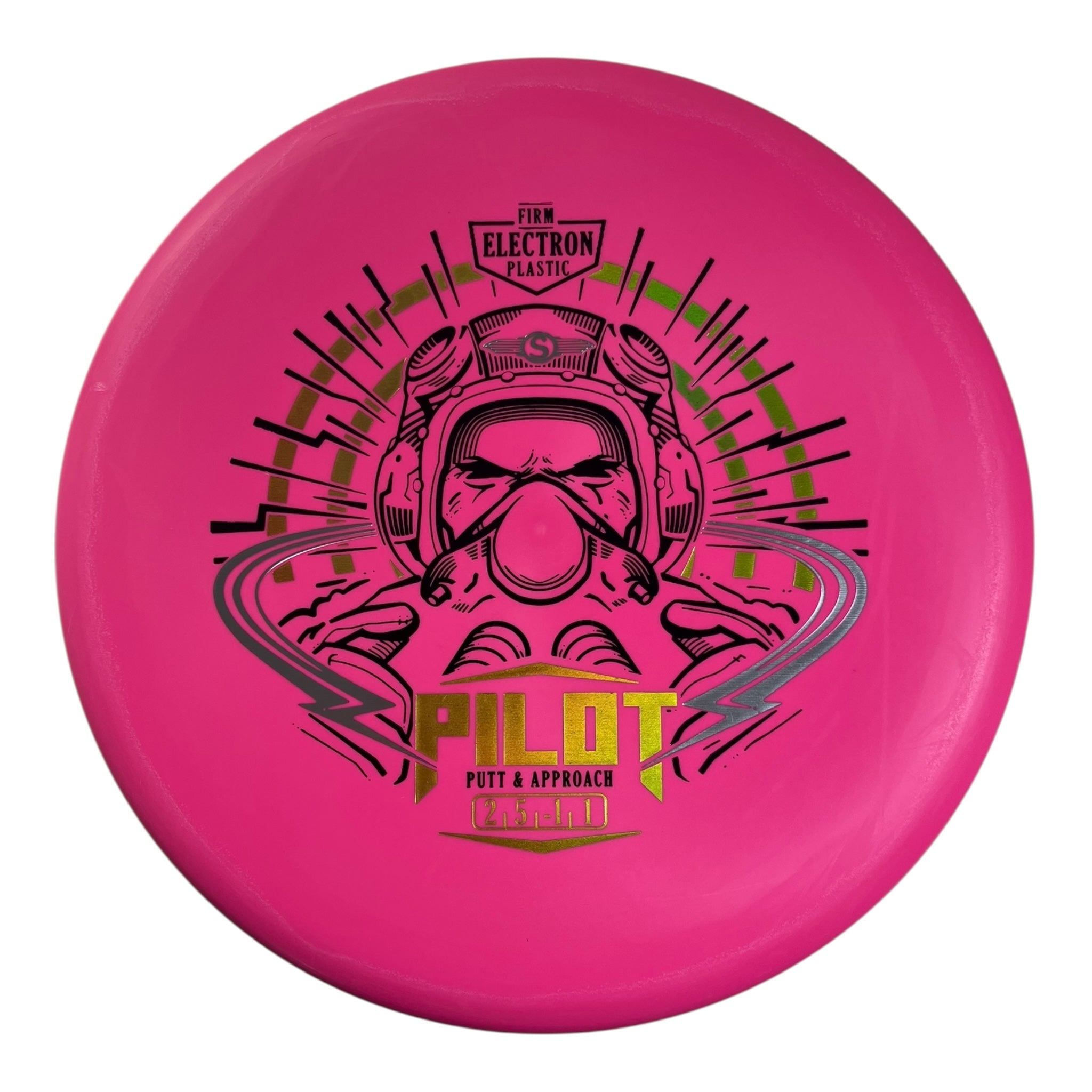 Streamline Discs Pilot | Firm Electron | Pink/Gold 174g Disc Golf