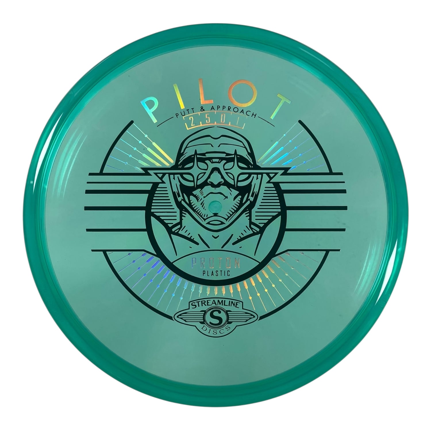 Streamline Discs Pilot | Proton | Teal/Holo 173g Disc Golf