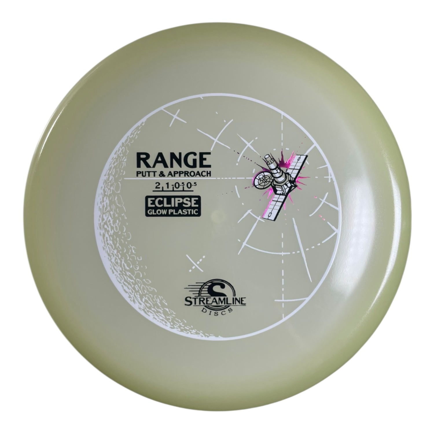 Streamline Discs Range | Eclipse | Glow/Pink 174g Disc Golf