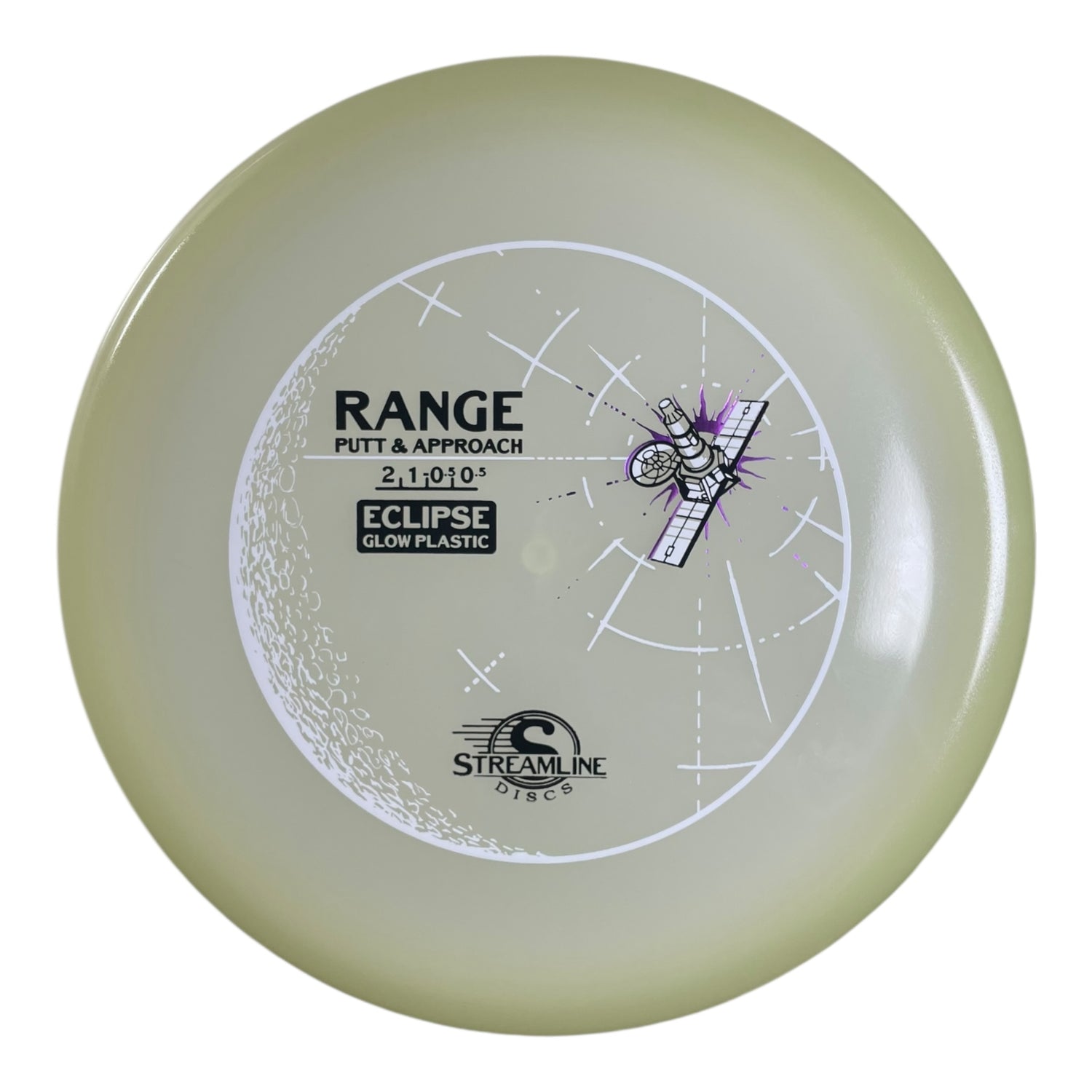 Streamline Discs Range | Eclipse | Glow/Purple 175g Disc Golf