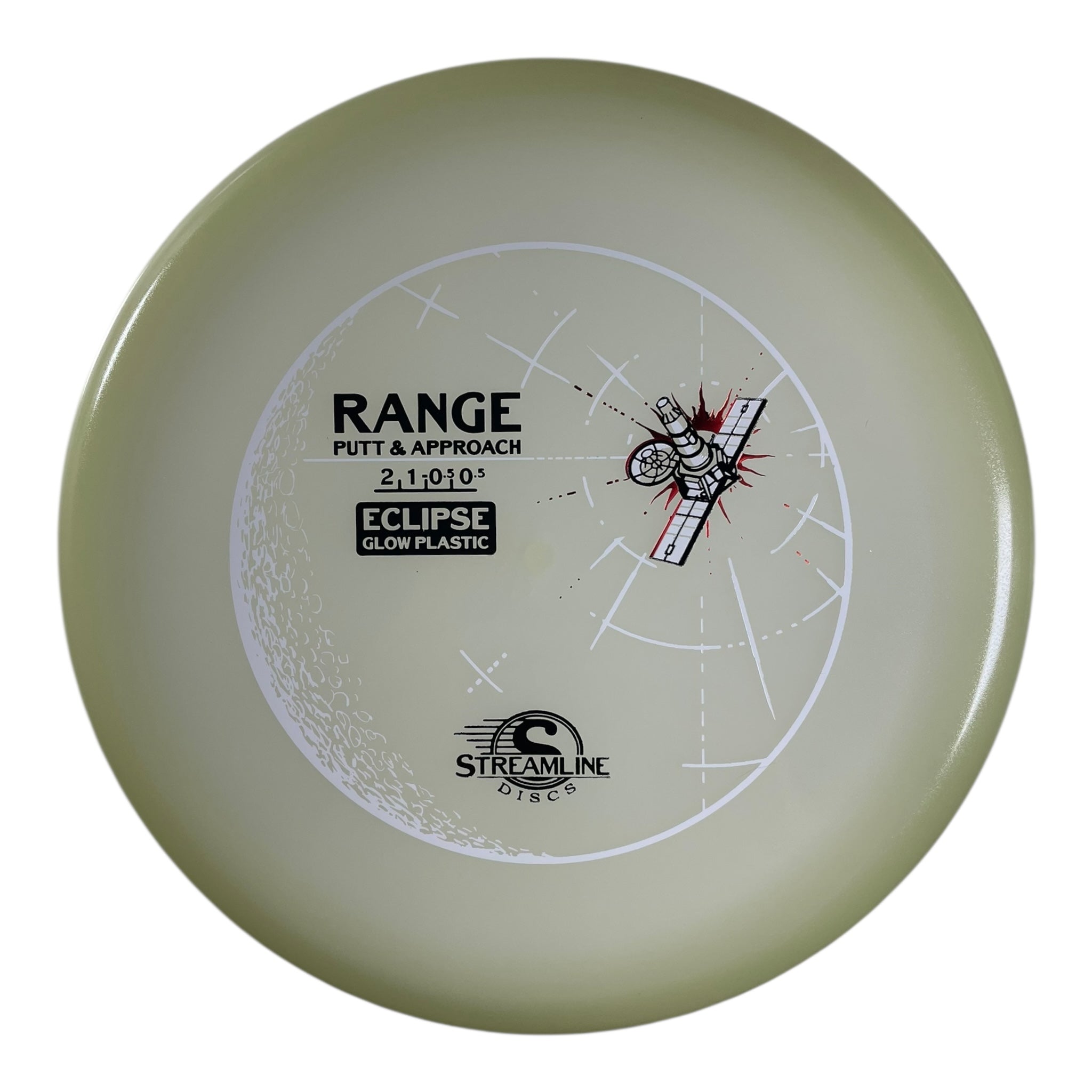 Streamline Discs Range | Eclipse | Glow/Red 175g Disc Golf