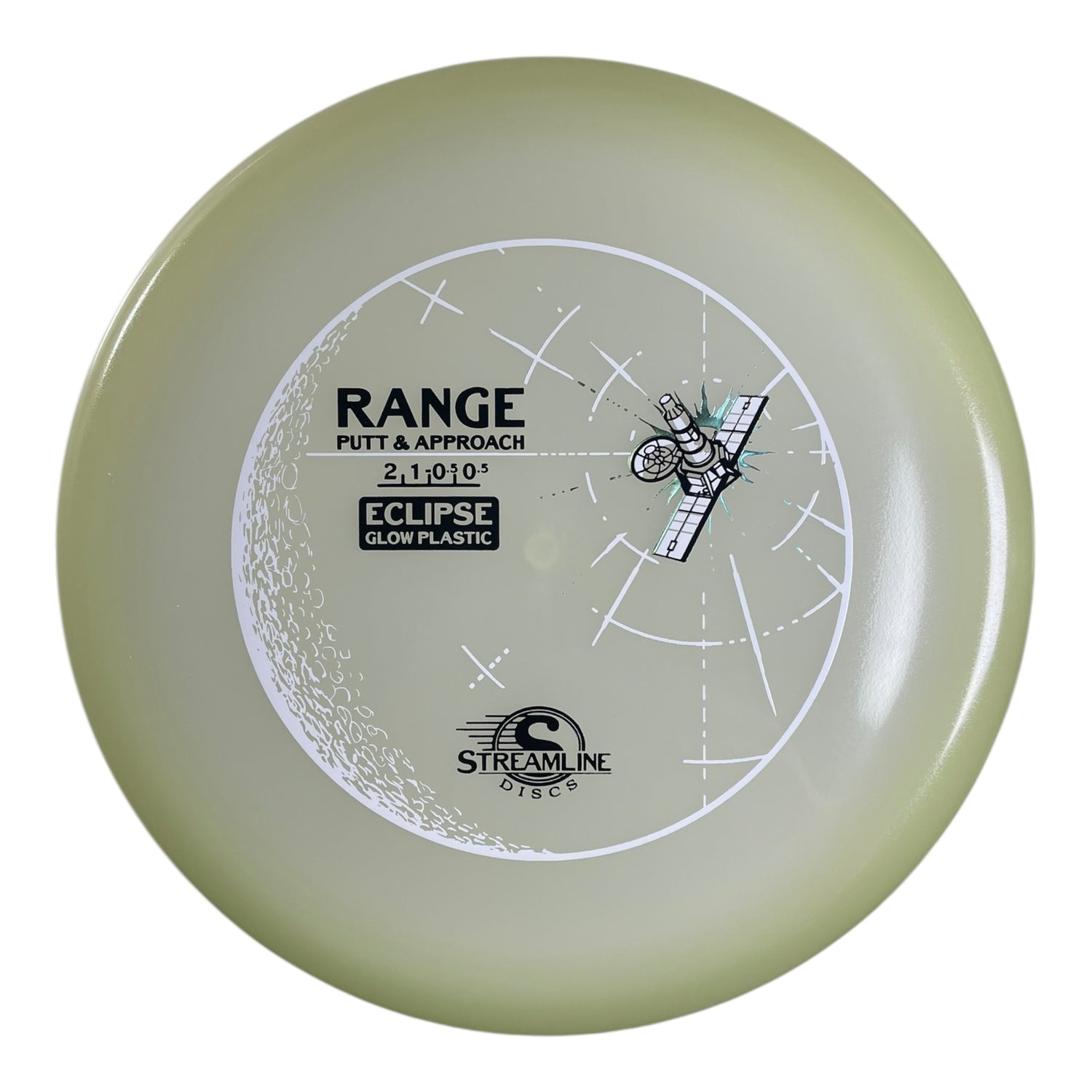 Streamline Discs Range | Eclipse | Glow/Teal 175g Disc Golf