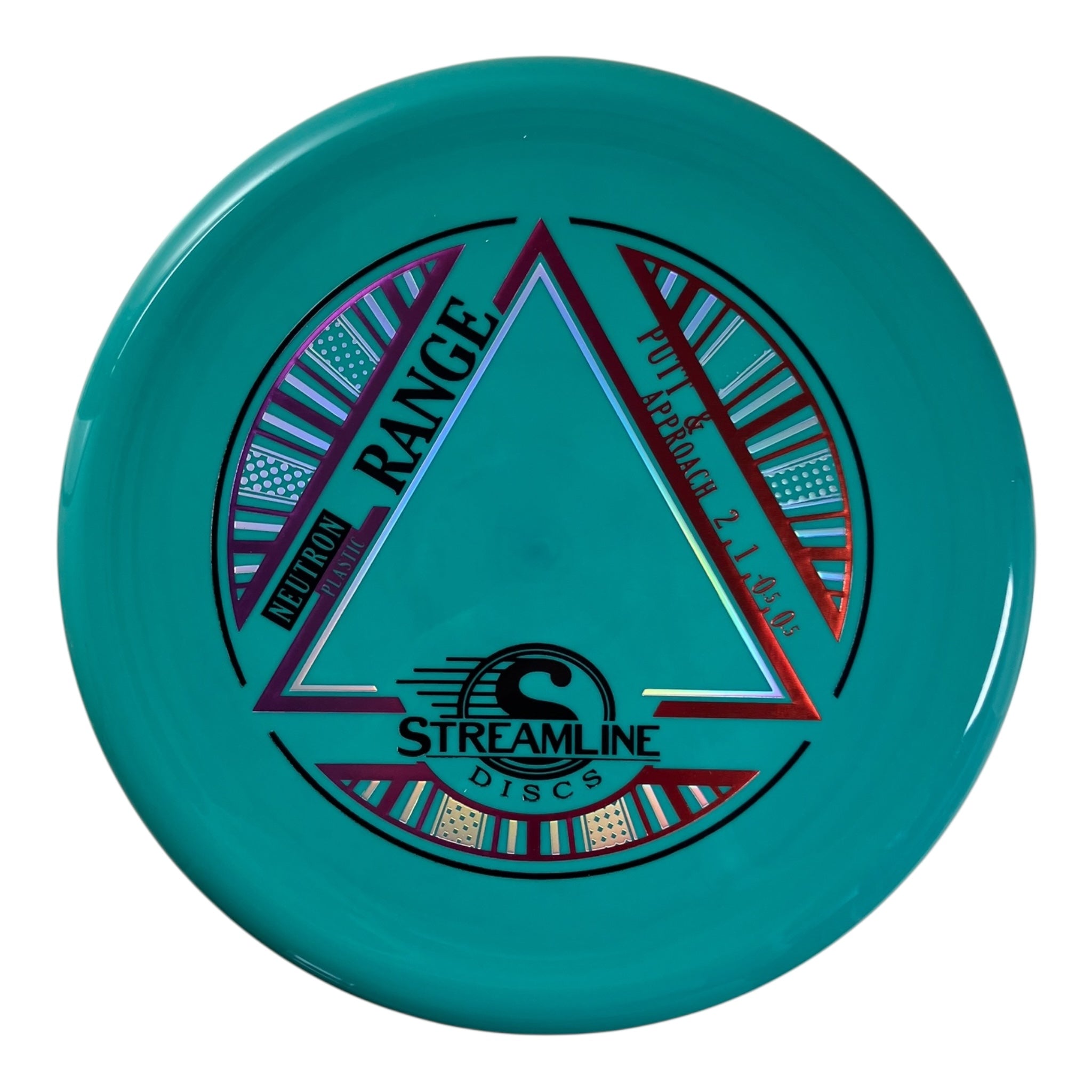 Streamline Discs Range | Neutron | Teal/Red 173g Disc Golf