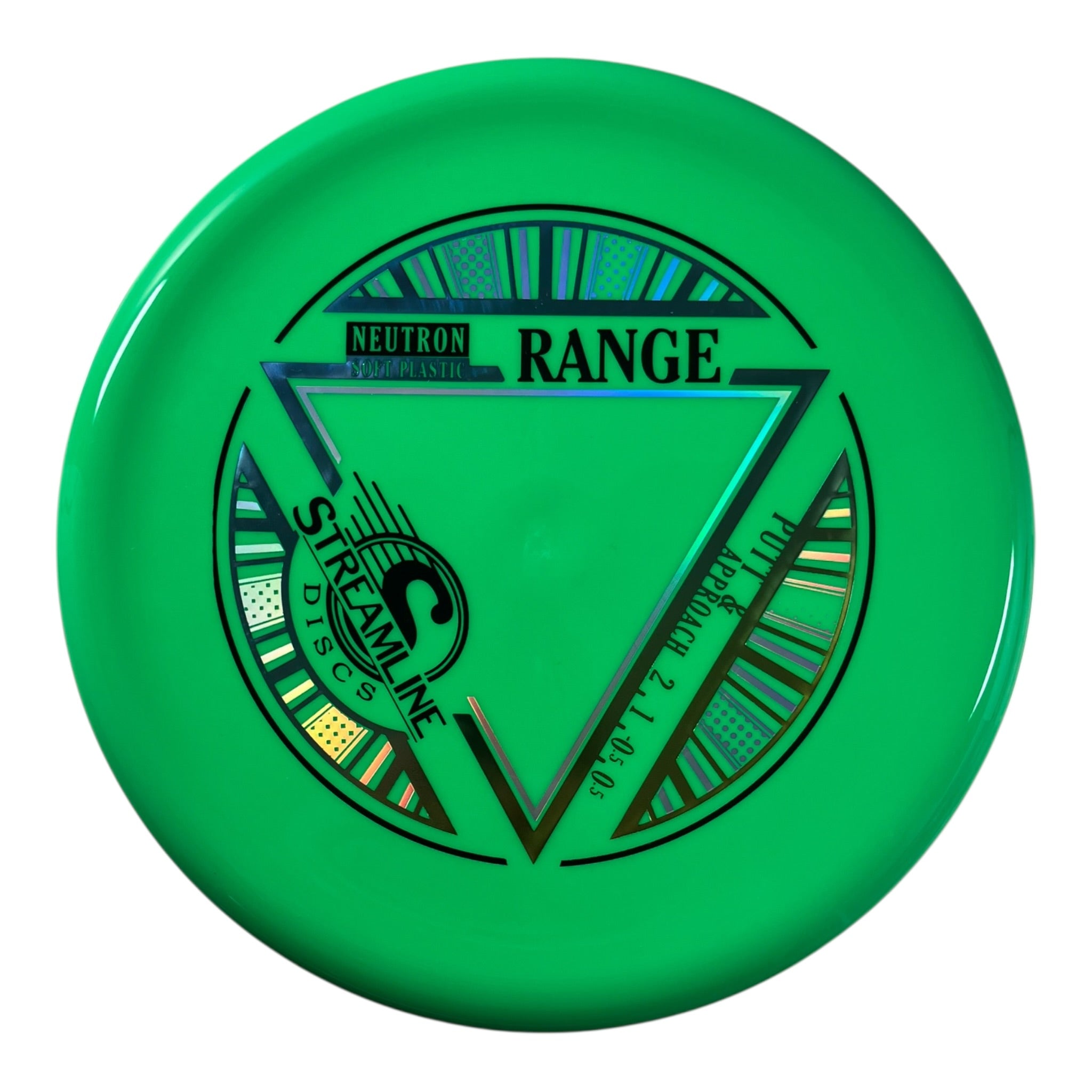 Streamline Discs Range | Neutron Soft | Green/Gold 172g Disc Golf