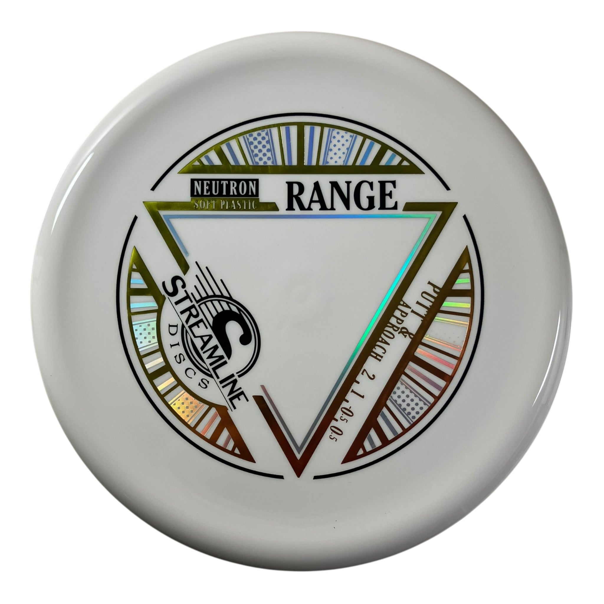 Streamline Discs Range | Neutron Soft | White/Gold 170g Disc Golf