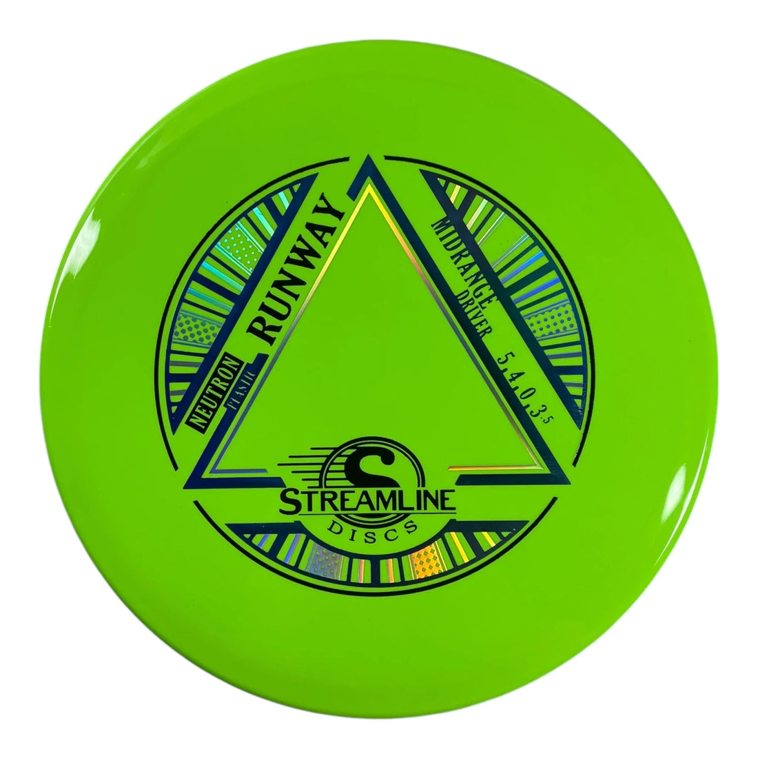 Streamline Discs Runway | Neutron | Green/Blue 169g Disc Golf
