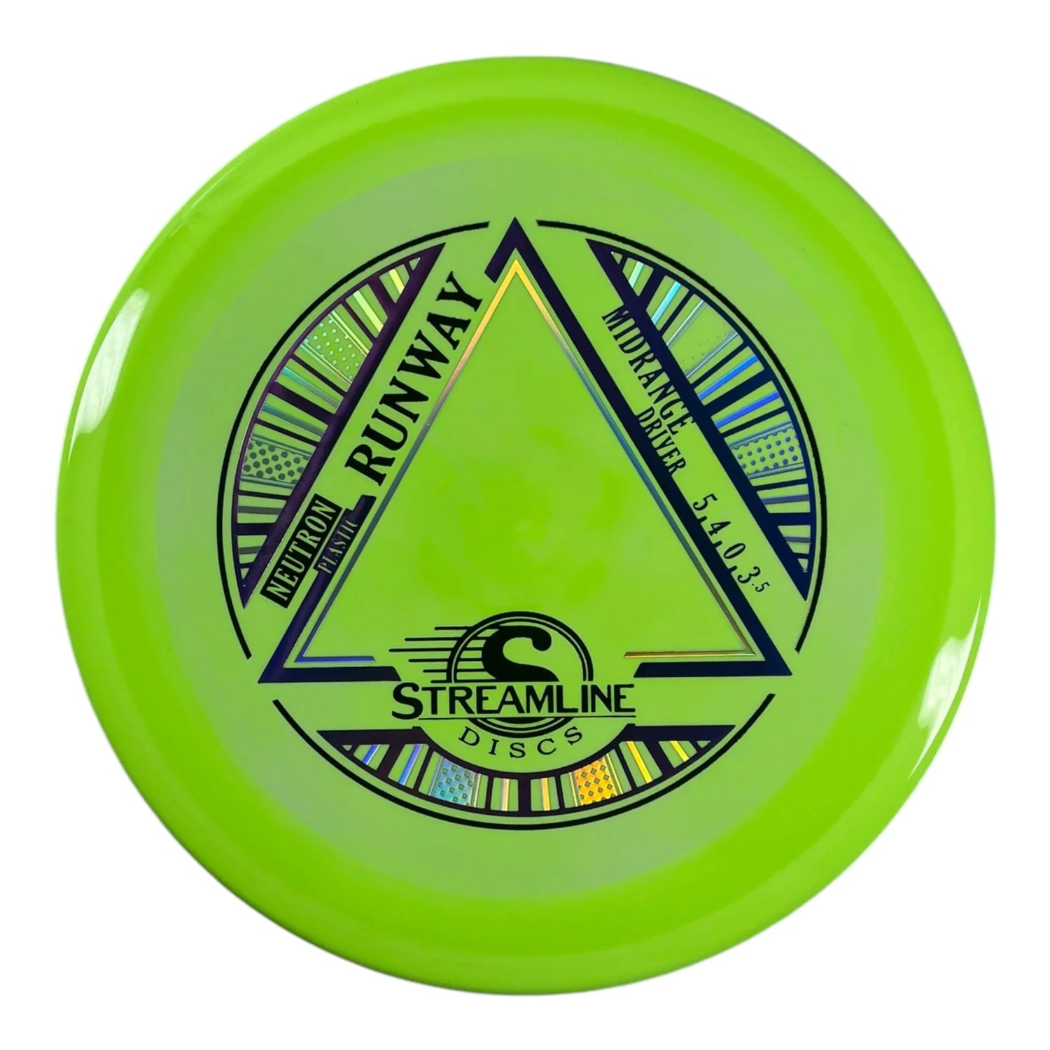 Streamline Discs Runway | Neutron | Green/Purple 174g Disc Golf