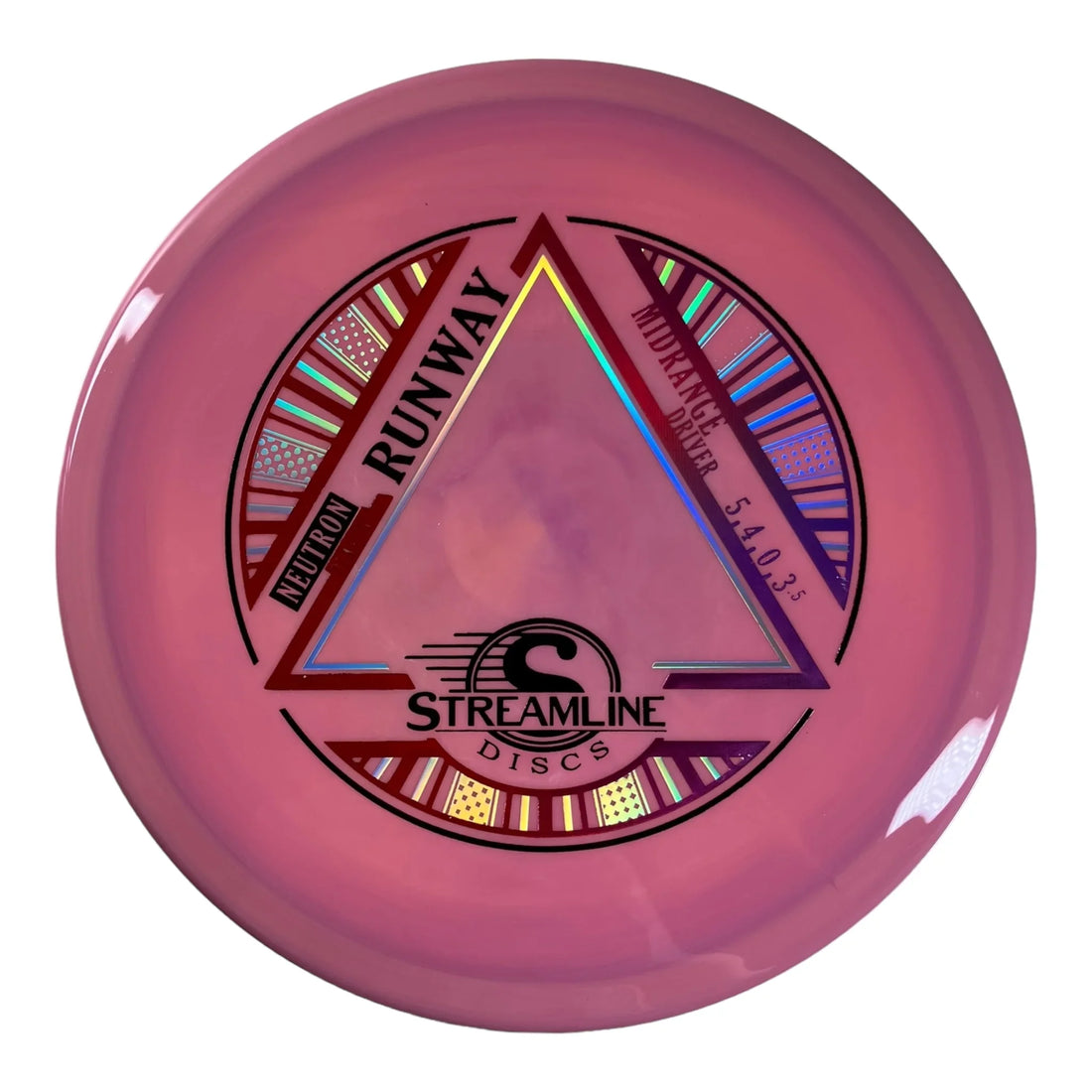 Streamline Discs Runway | Neutron | Pink/Gold 177g Disc Golf