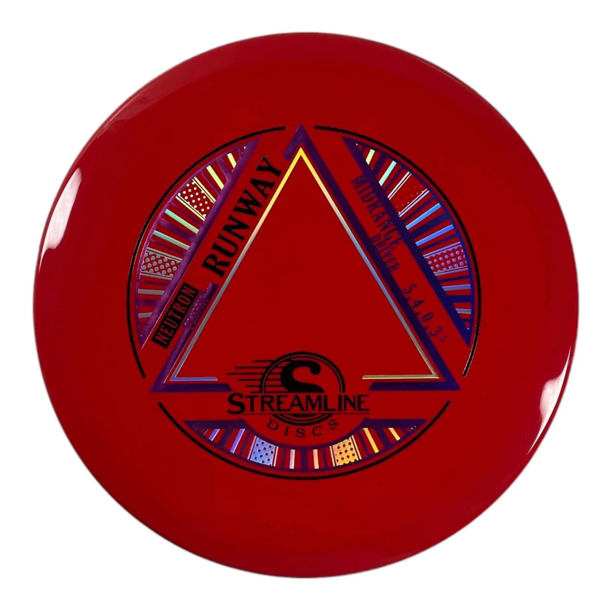 Streamline Discs Runway | Neutron | Red/Purple 174g Disc Golf