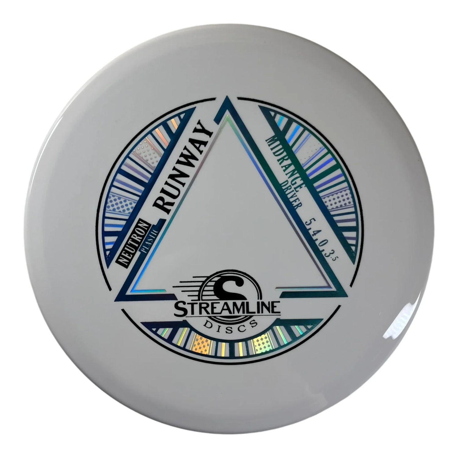 Streamline Discs Runway | Neutron | White/Blue 175g Disc Golf