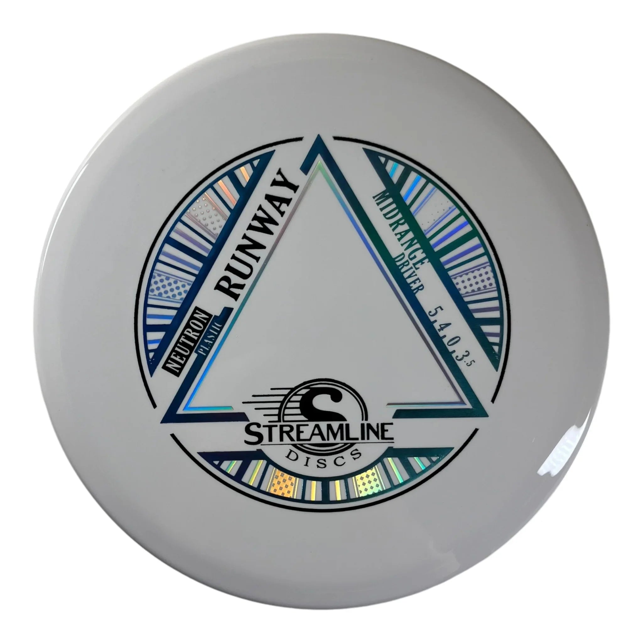 Streamline Discs Runway | Neutron | White/Blue 175g Disc Golf