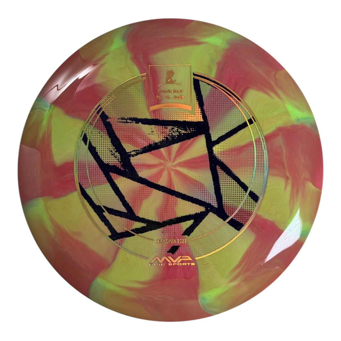 Streamline Discs Shift | Cosmic Neutron | Orange/Green/Gold 174g (St. Jude) Disc Golf