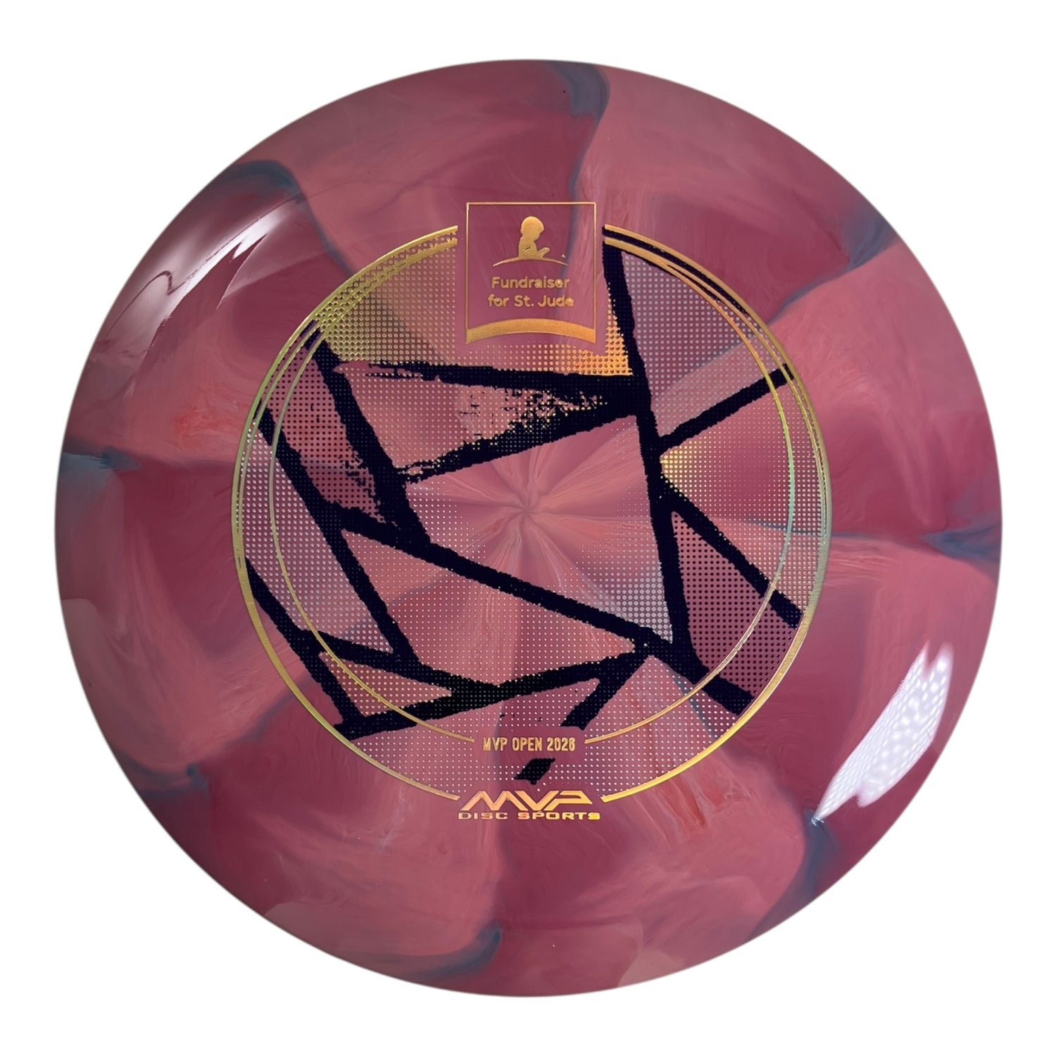 Streamline Discs Shift | Cosmic Neutron | Pink/Gold/Purple 174g (St. Jude) Disc Golf