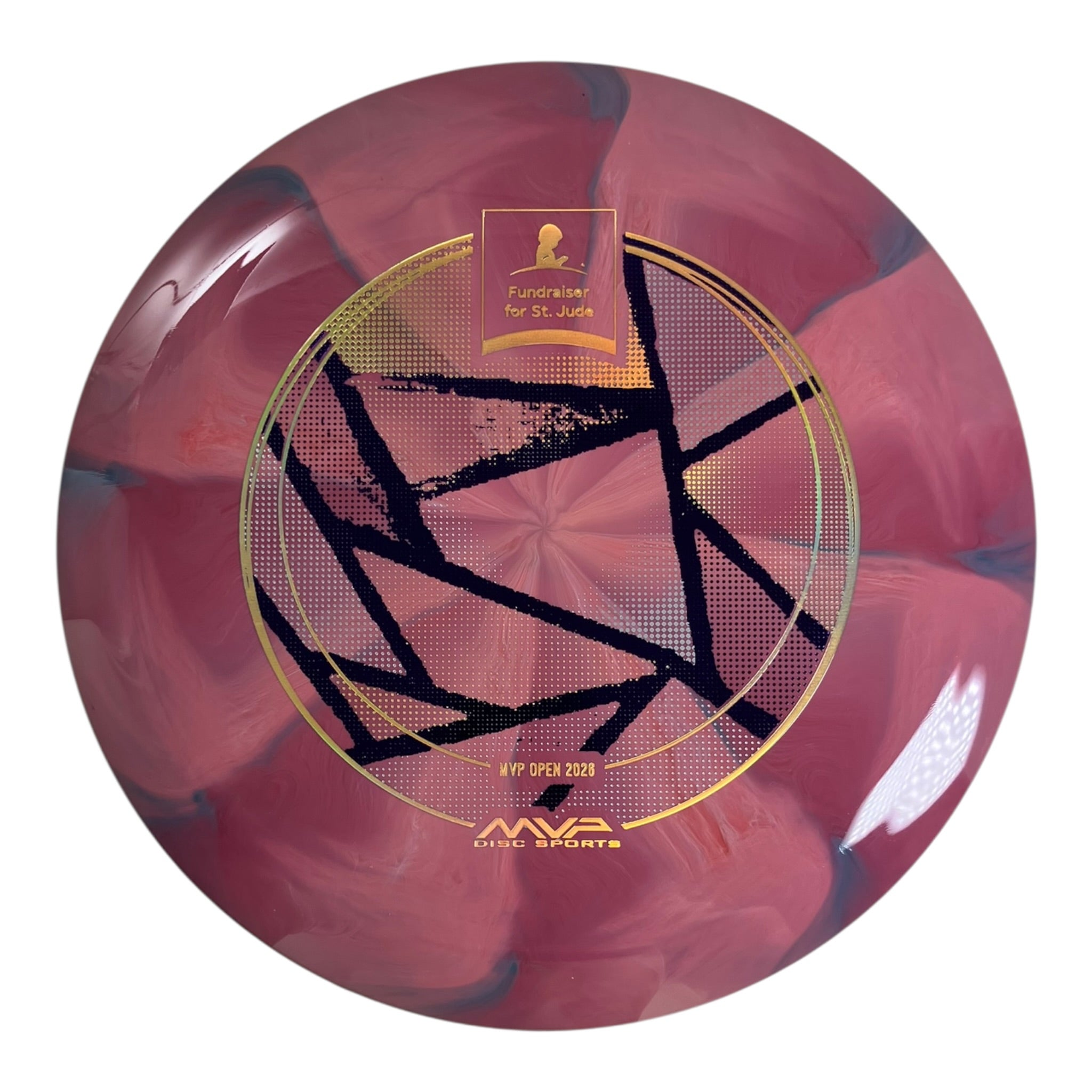 Streamline Discs Shift | Cosmic Neutron | Pink/Gold/Purple 174g (St. Jude) Disc Golf