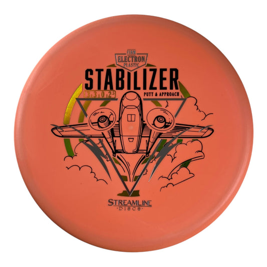 Streamline Discs Stabilizer | Electron Firm | Orange/Gold 166g Disc Golf