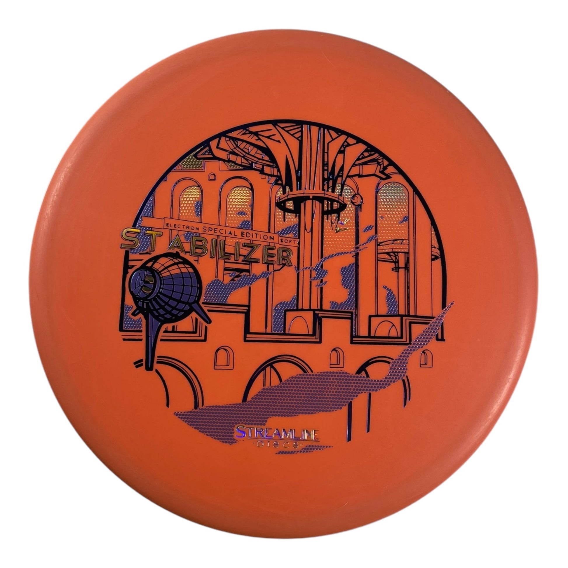 Streamline Discs Stabilizer | Electron Soft | Orange/Blue 174g (Special Edition) Disc Golf