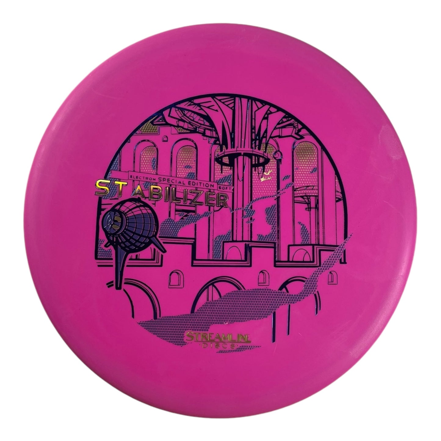 Streamline Discs Stabilizer | Electron Soft | Pink/Blue 166g (Special Edition) Disc Golf