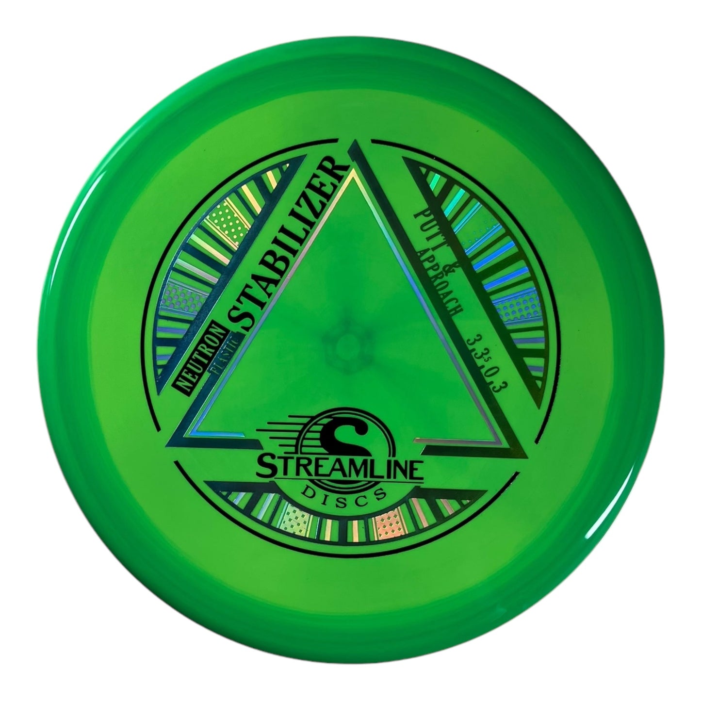 Streamline Discs Stabilizer | Neutron | Green/Green 167g Disc Golf