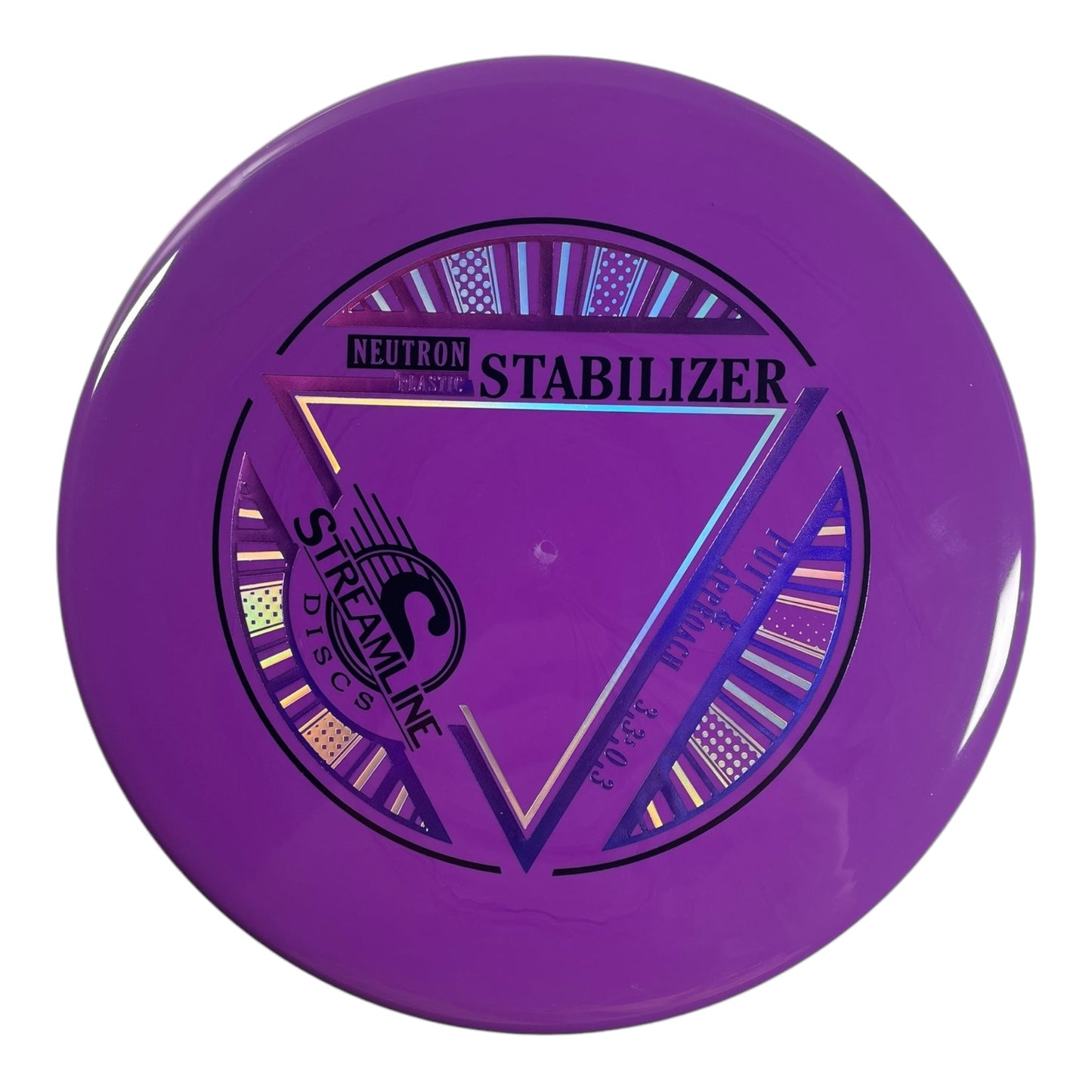 Streamline Discs Stabilizer | Neutron | Purple/Purple 169g Disc Golf