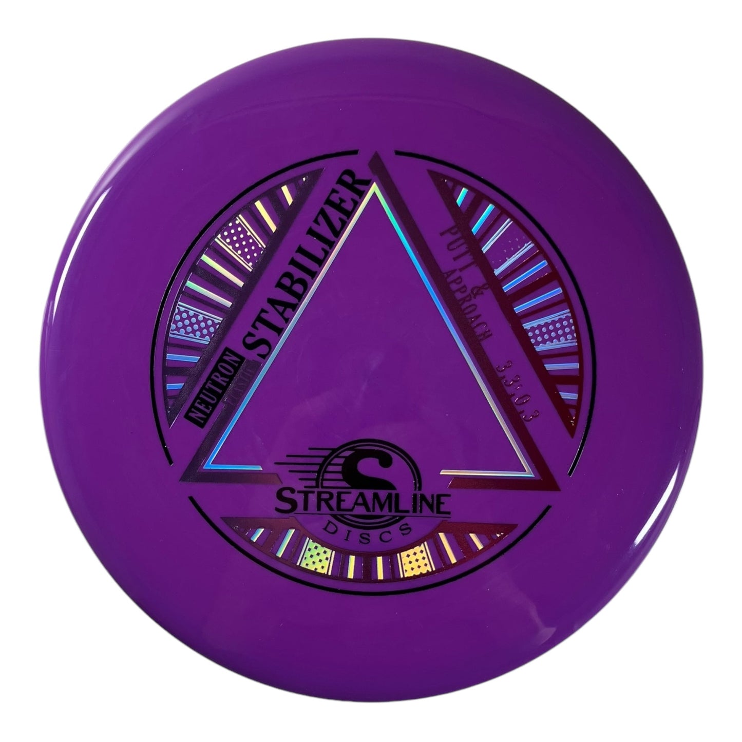 Streamline Discs Stabilizer | Neutron | Purple/Purple 173g Disc Golf