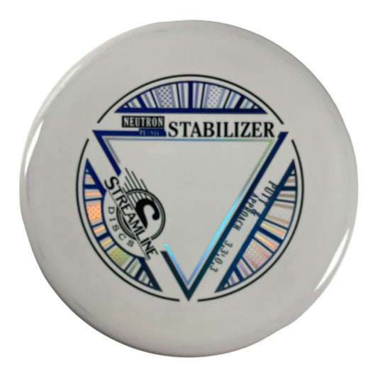 Streamline Discs Stabilizer | Neutron | White/Blue 169g Disc Golf