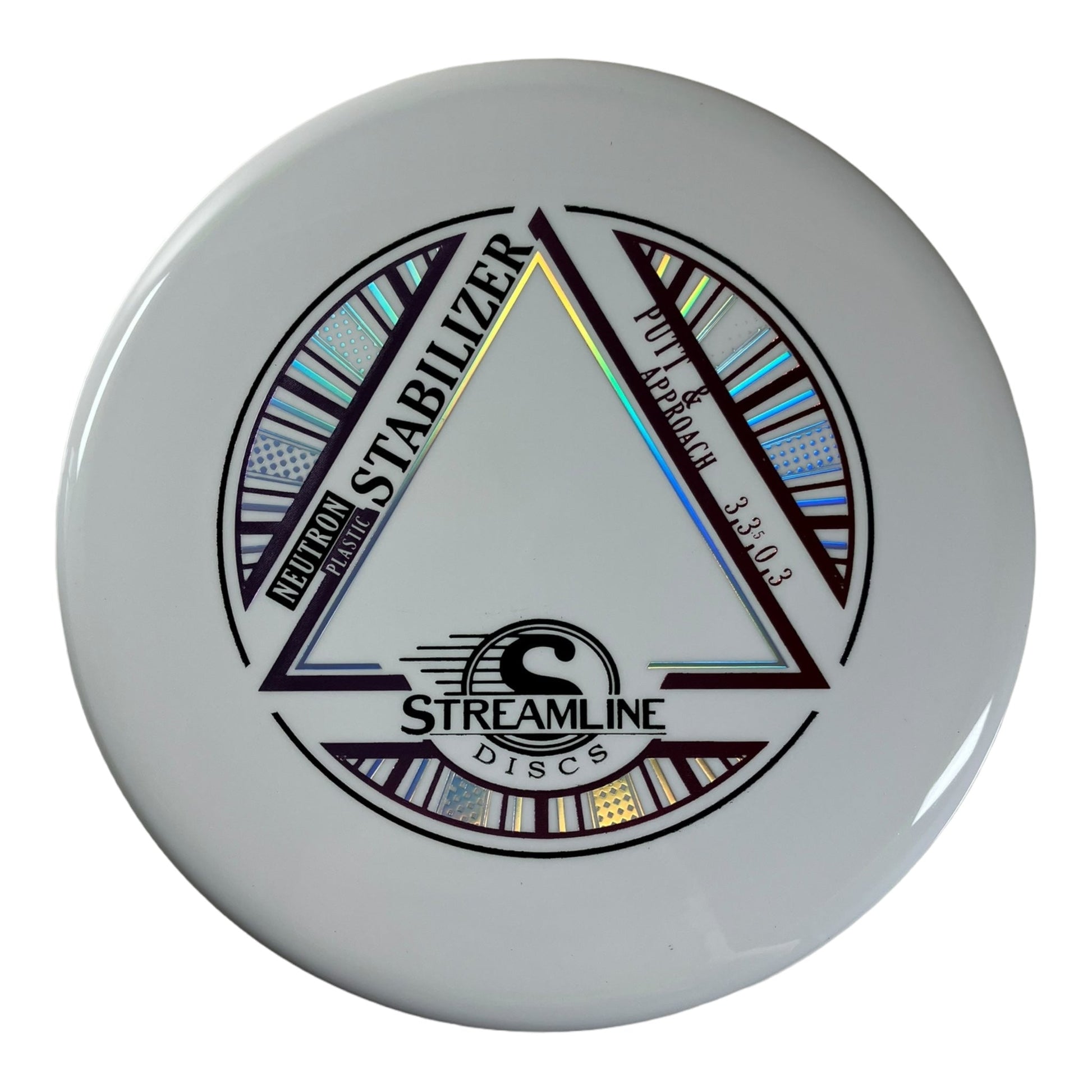 Streamline Discs Stabilizer | Neutron | White/Red 173g Disc Golf