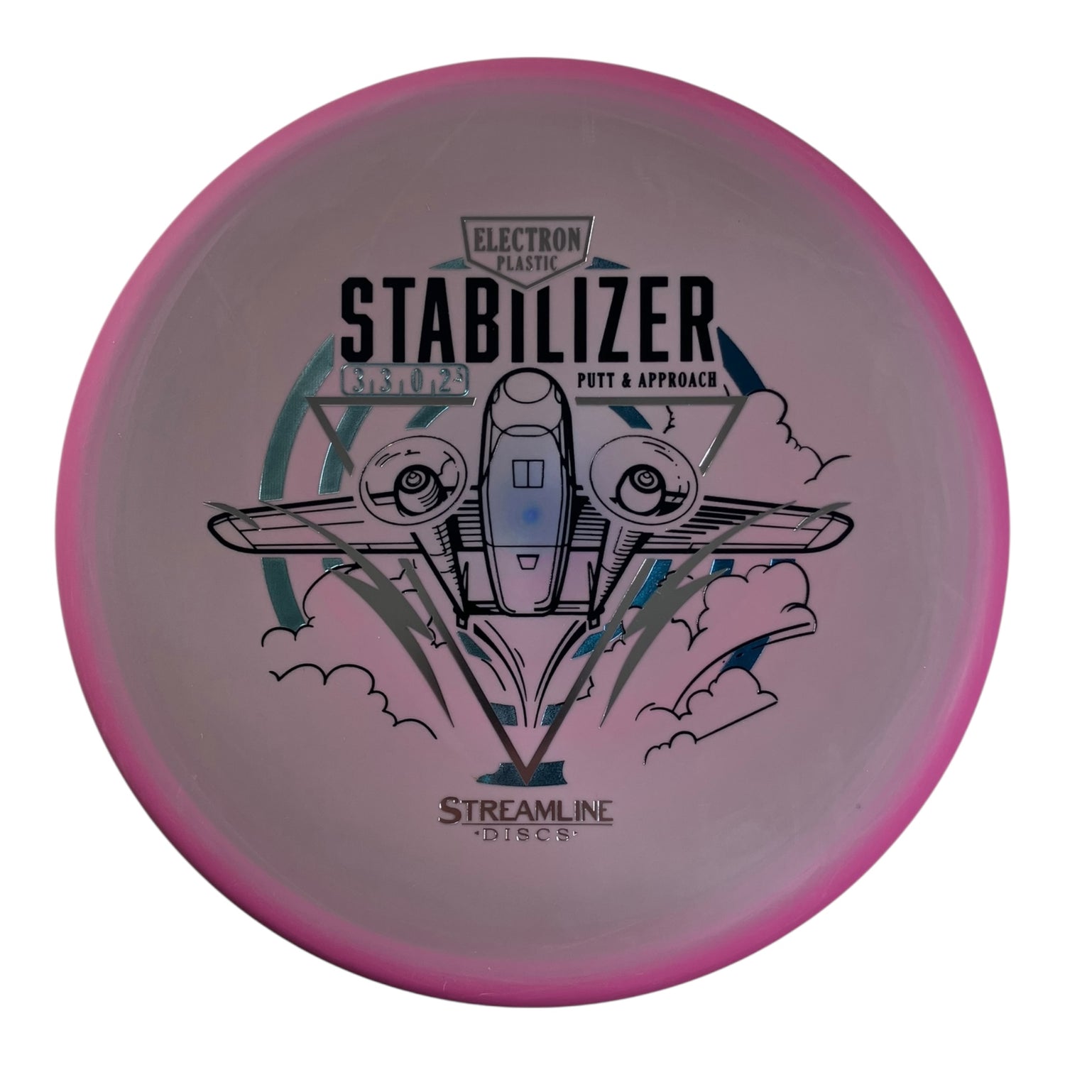 Streamline Discs Stabilizer | Electron | Purple/Grey 171g Disc Golf