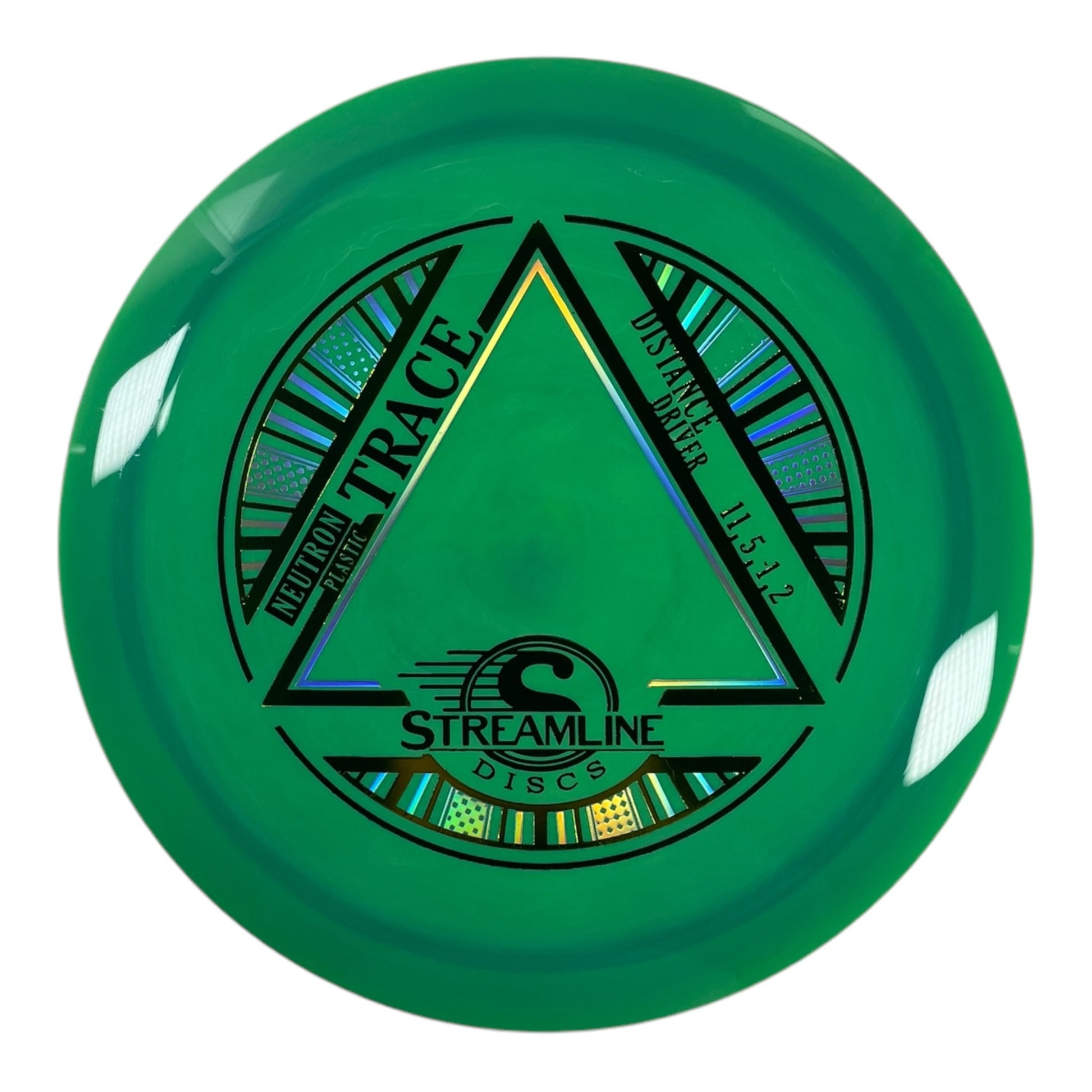 Streamline Discs Trace | Neutron | Green/Gold 175g Disc Golf