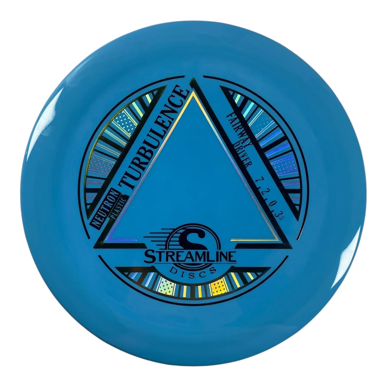 Streamline Discs Turbulence | Neutron | Blue/Green 173g Disc Golf