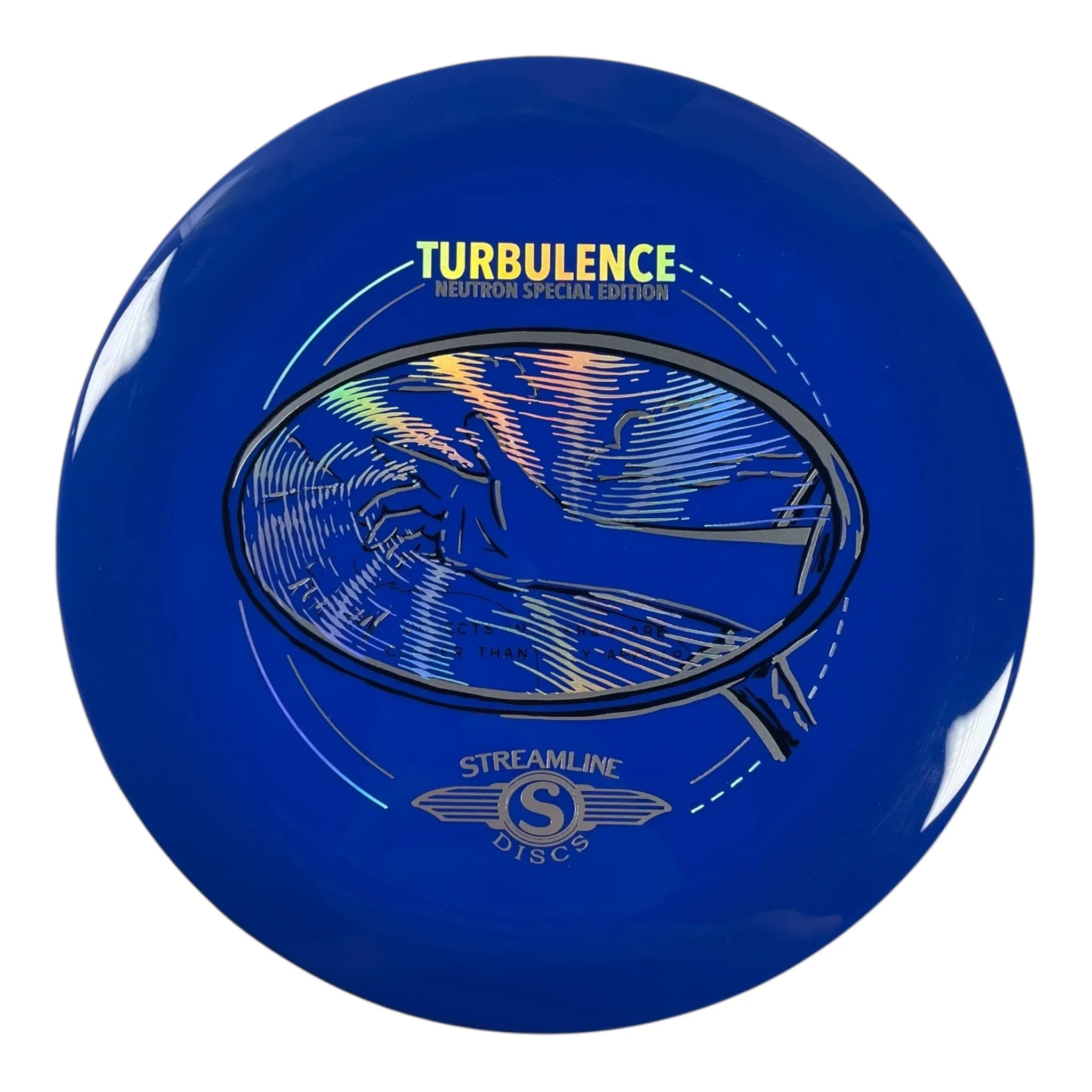 Streamline Discs Turbulence | Neutron | Blue/Holo 174g (Special Edition) Disc Golf