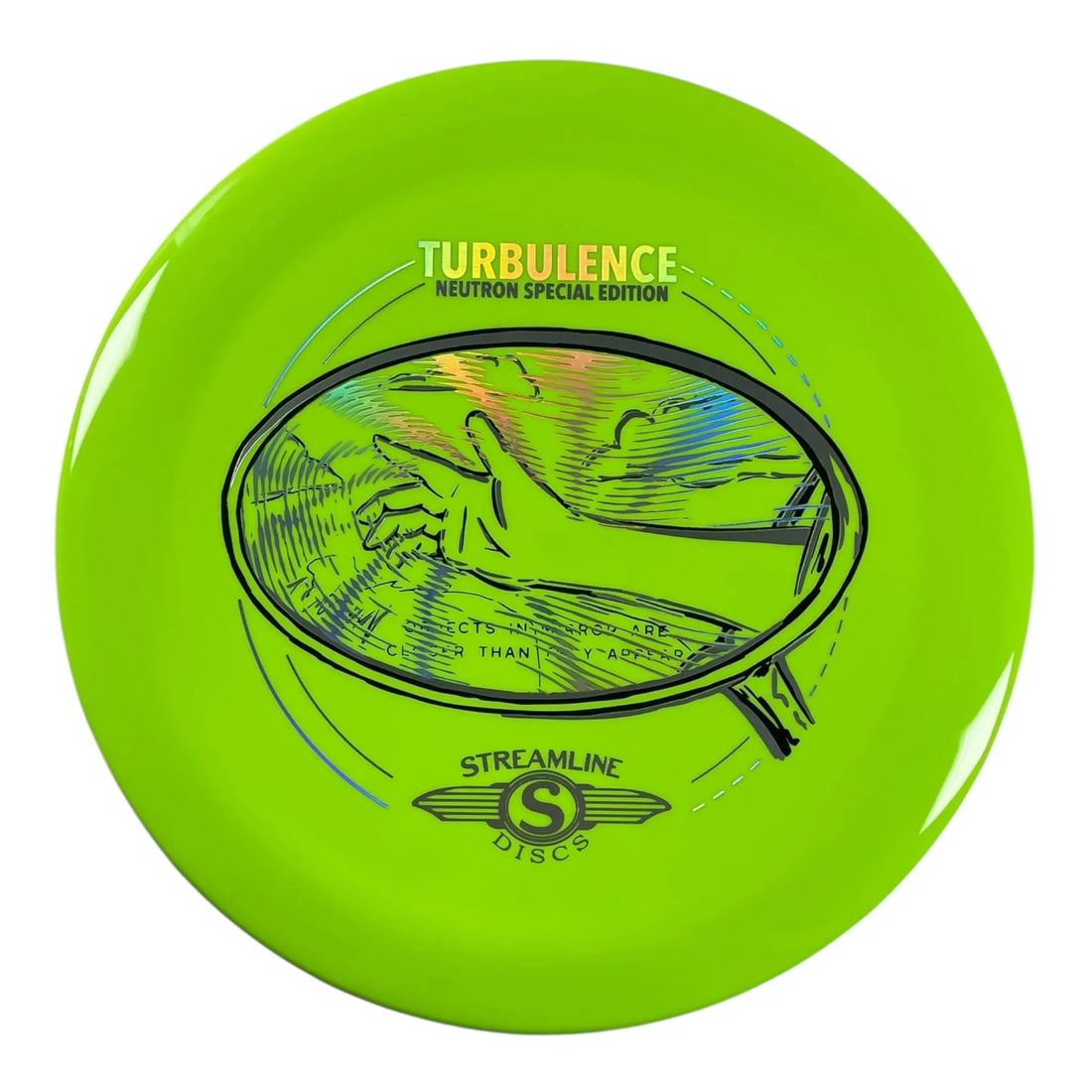 Streamline Discs Turbulence | Neutron | Green/Holo 169g (Special Edition) Disc Golf