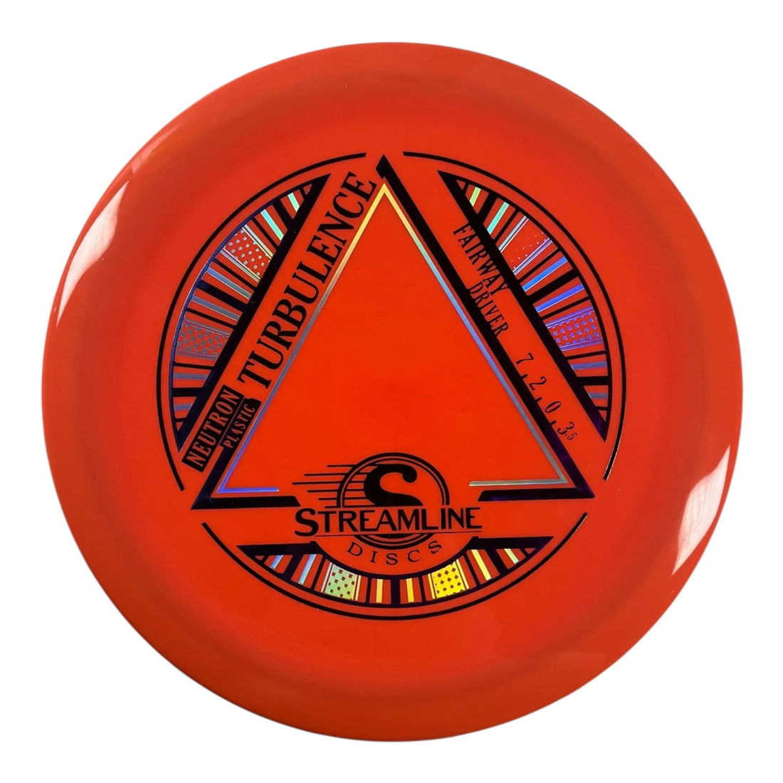Streamline Discs Turbulence | Neutron | Orange/Blue 173g Disc Golf