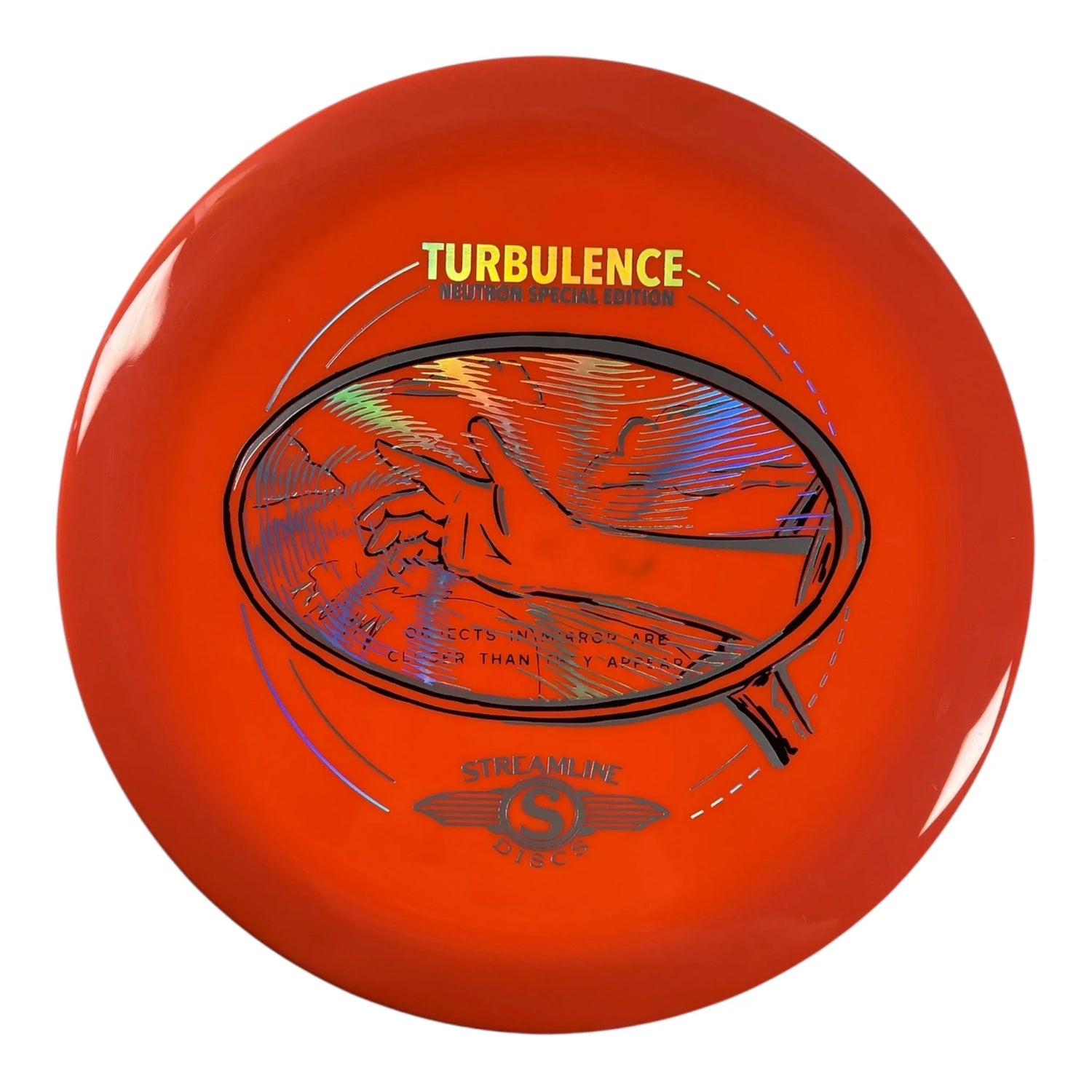 Streamline Discs Turbulence | Neutron | Orange/Holo 168g (Special Edition) Disc Golf