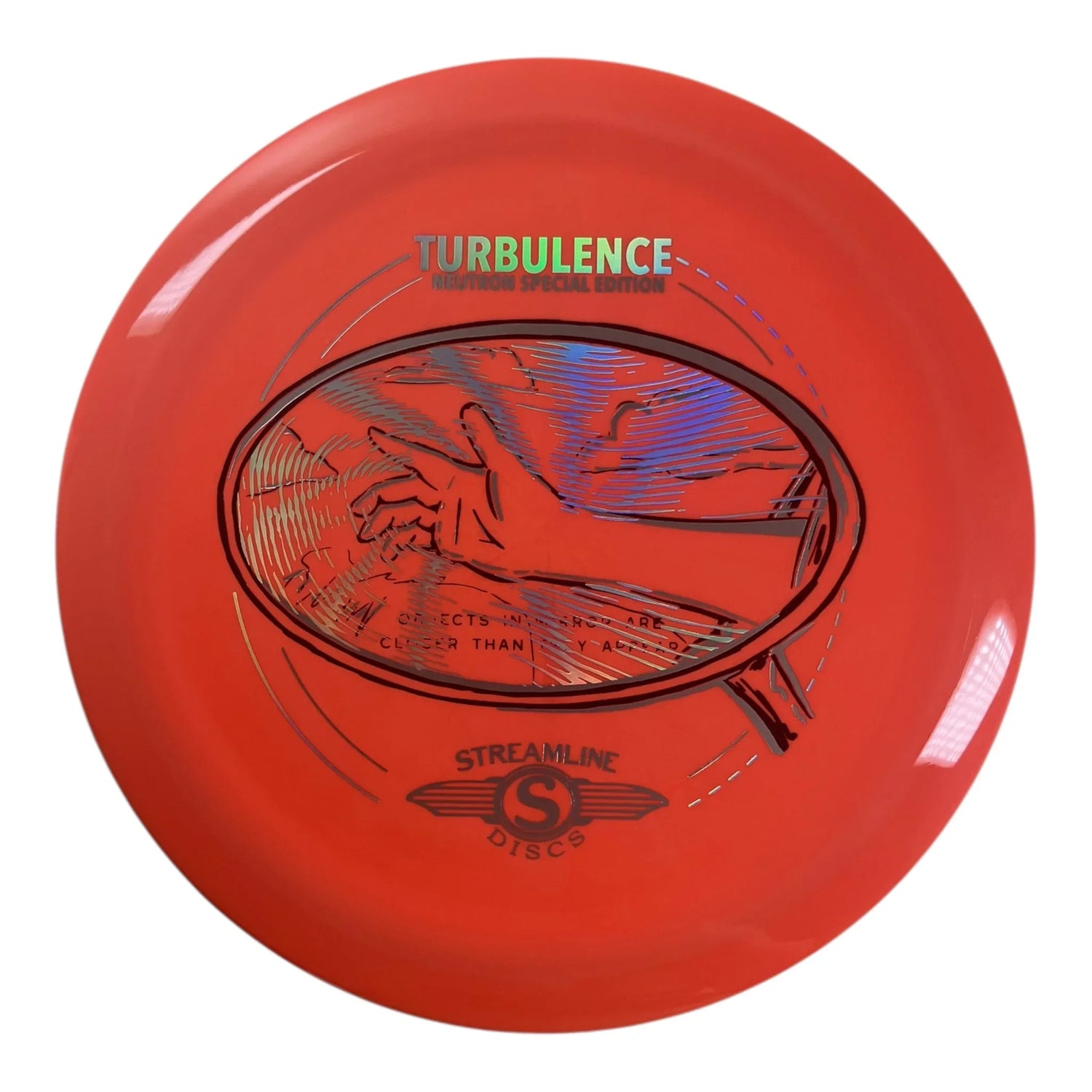 Streamline Discs Turbulence | Neutron | Orange/Holo 174g (Special Edition) Disc Golf
